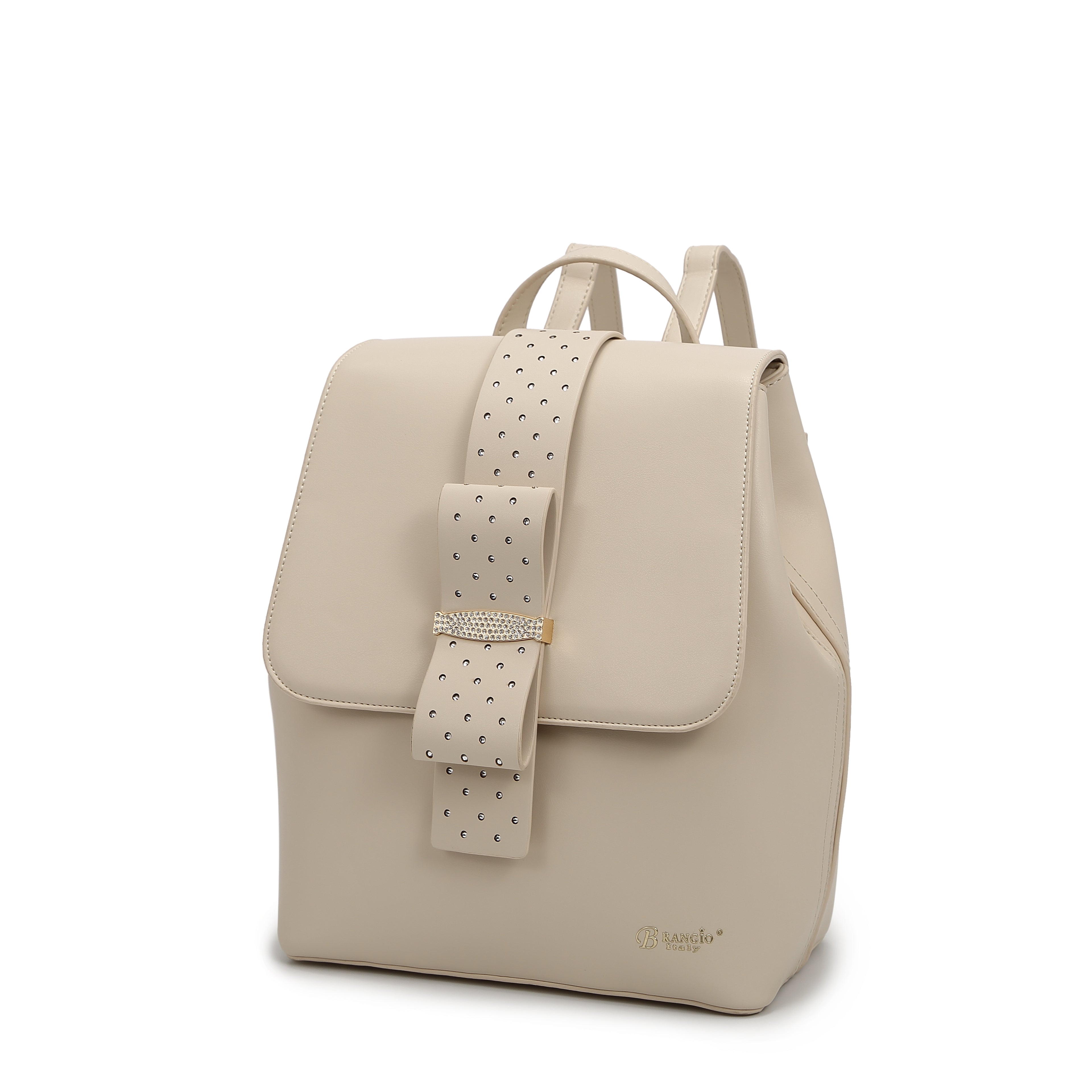 Brangio Italy Glamorous Scarlet Bow Ribbon Romance Backpack