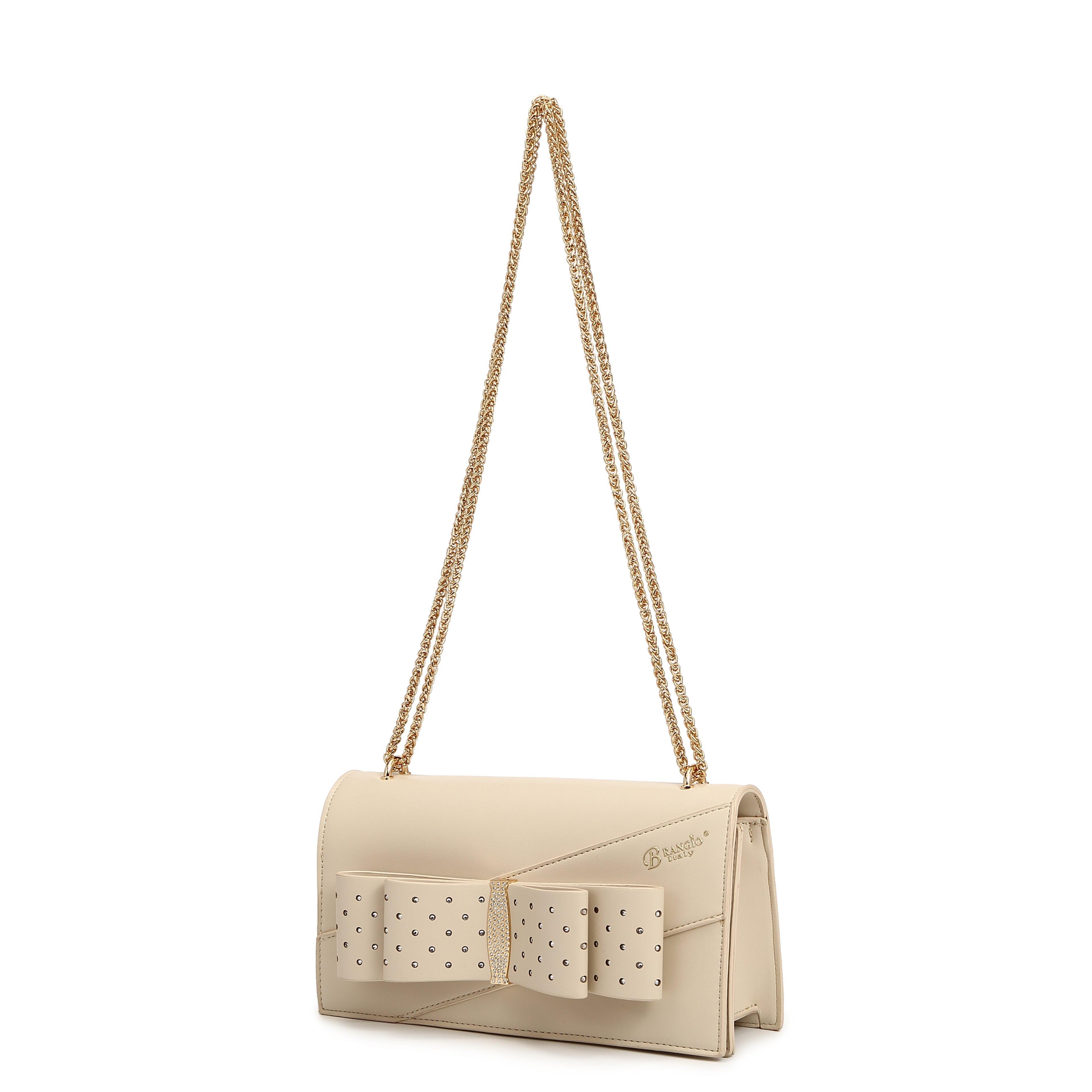 Brangio Chic Bow Accent Evening Bag