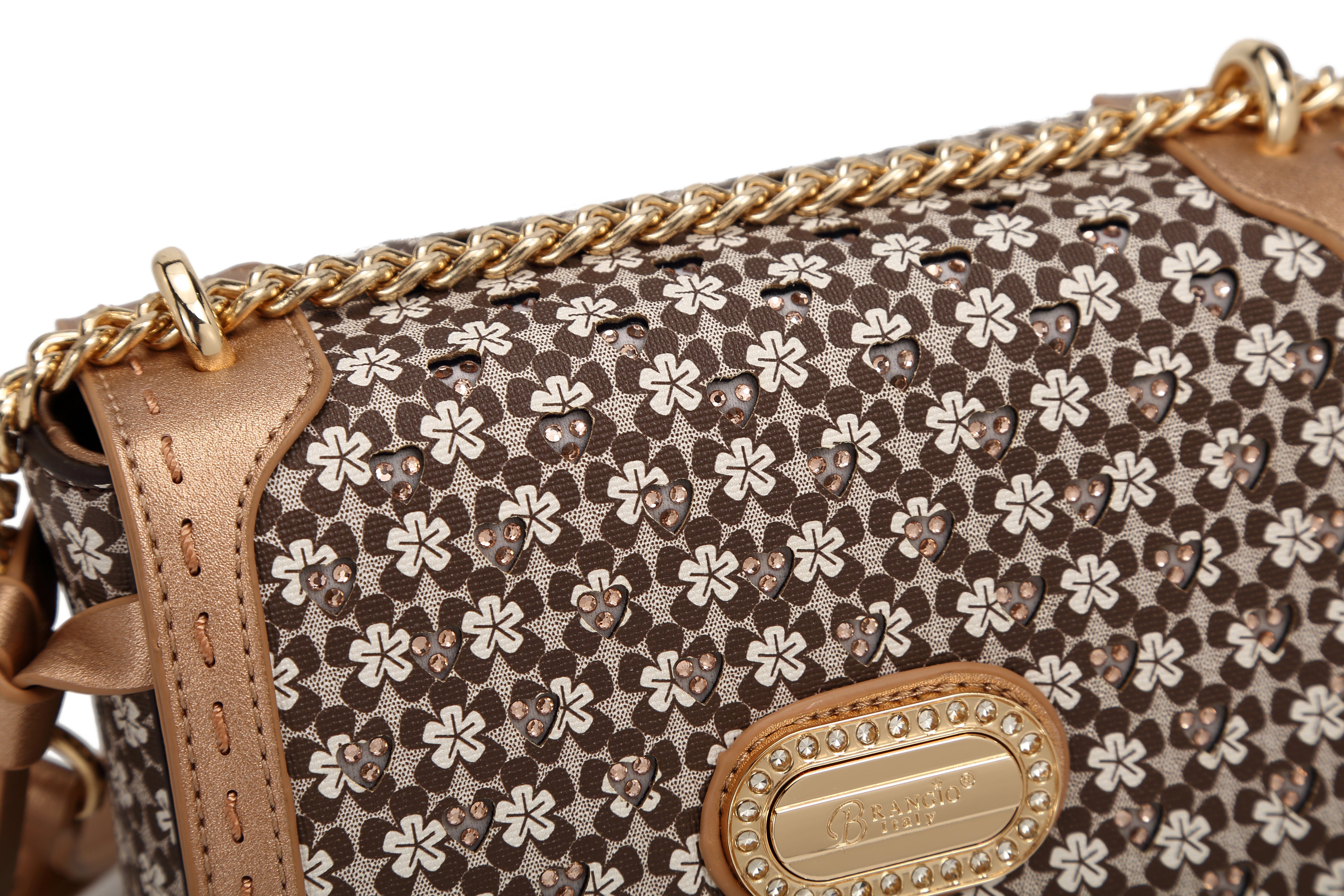Brangio Luxe Floral Crossbody Bag