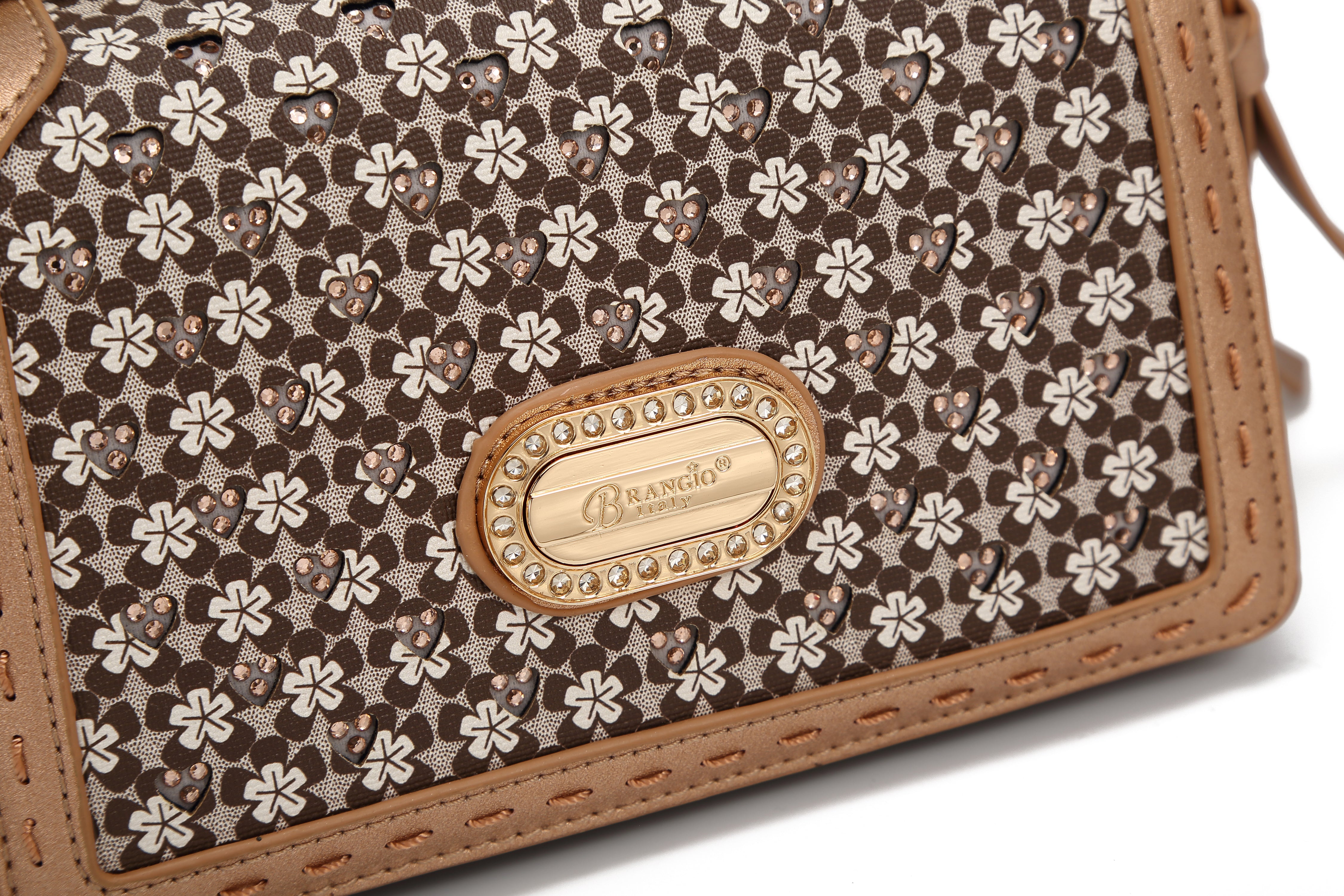 Brangio Luxe Floral Crossbody Bag