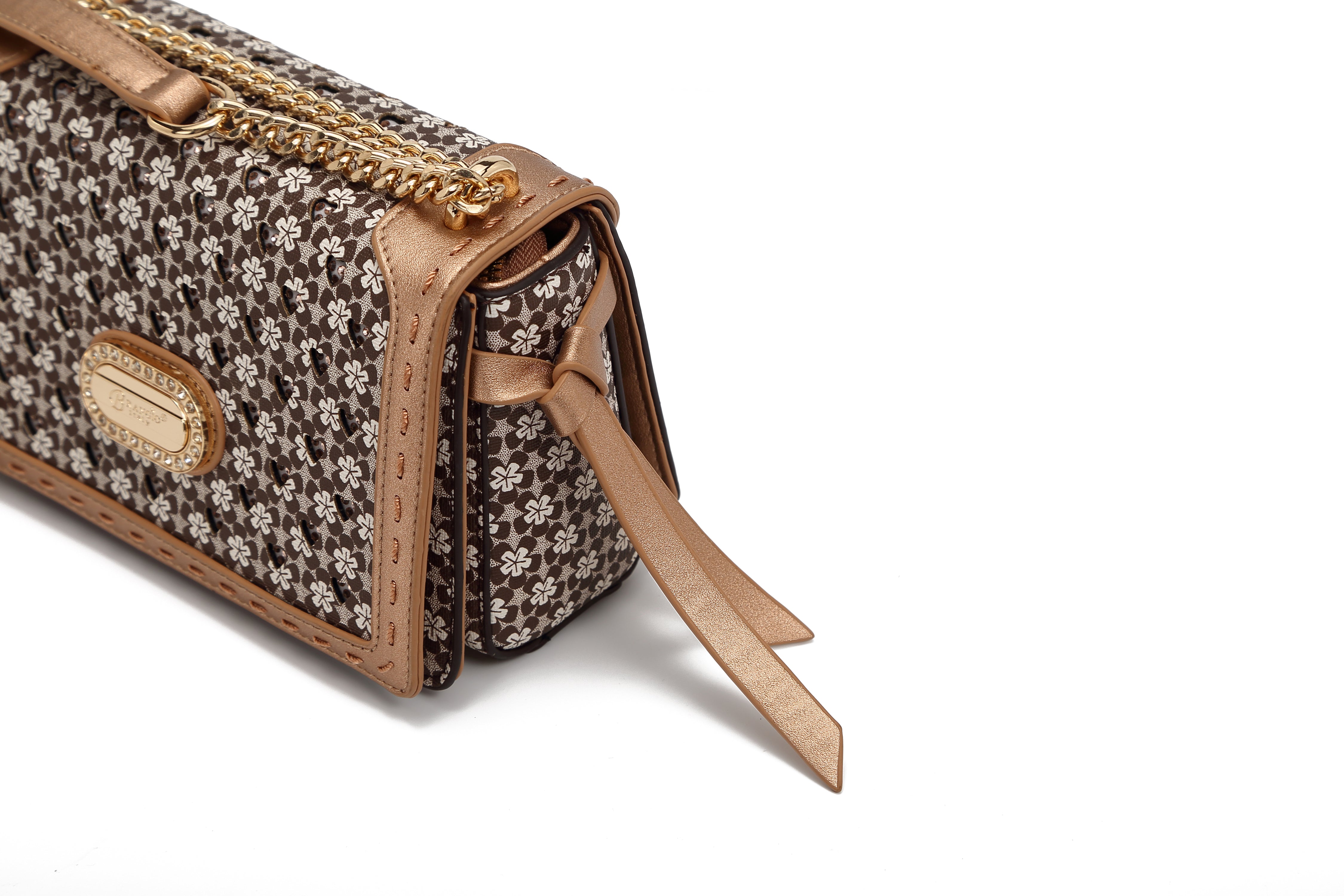 Brangio Luxe Floral Crossbody Bag