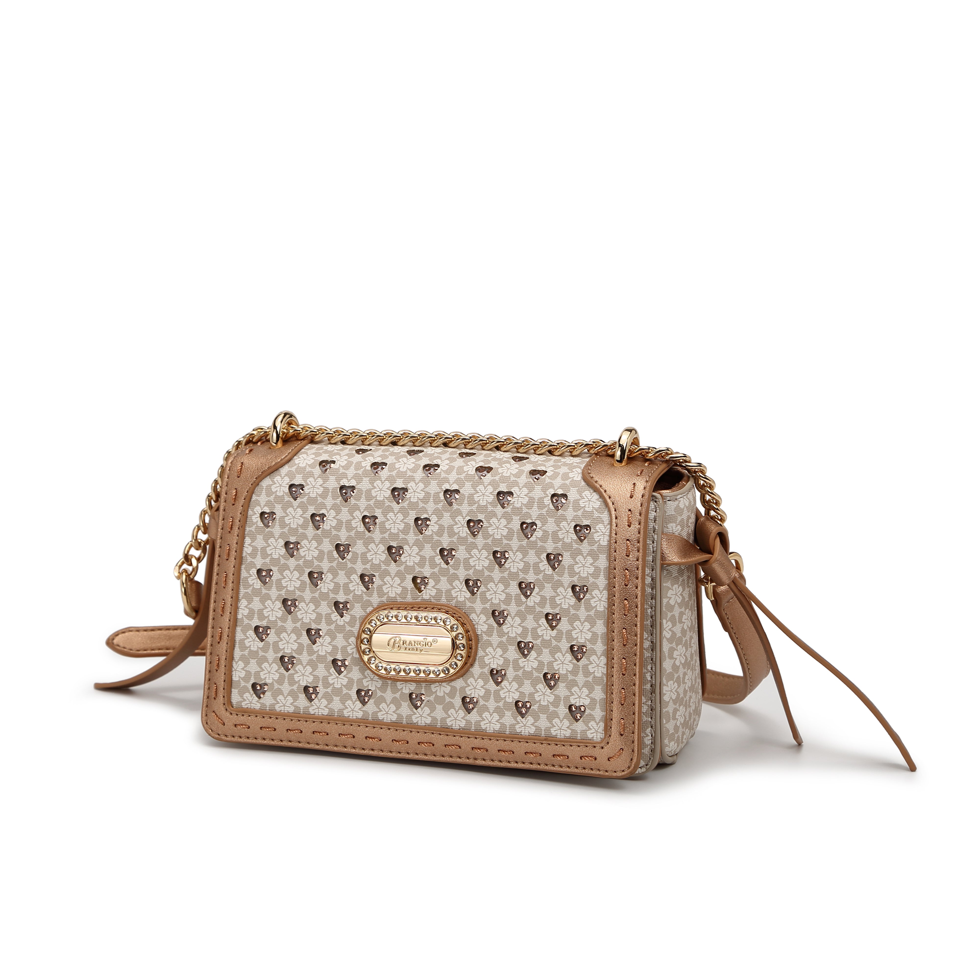 Brangio Luxe Floral Crossbody Bag