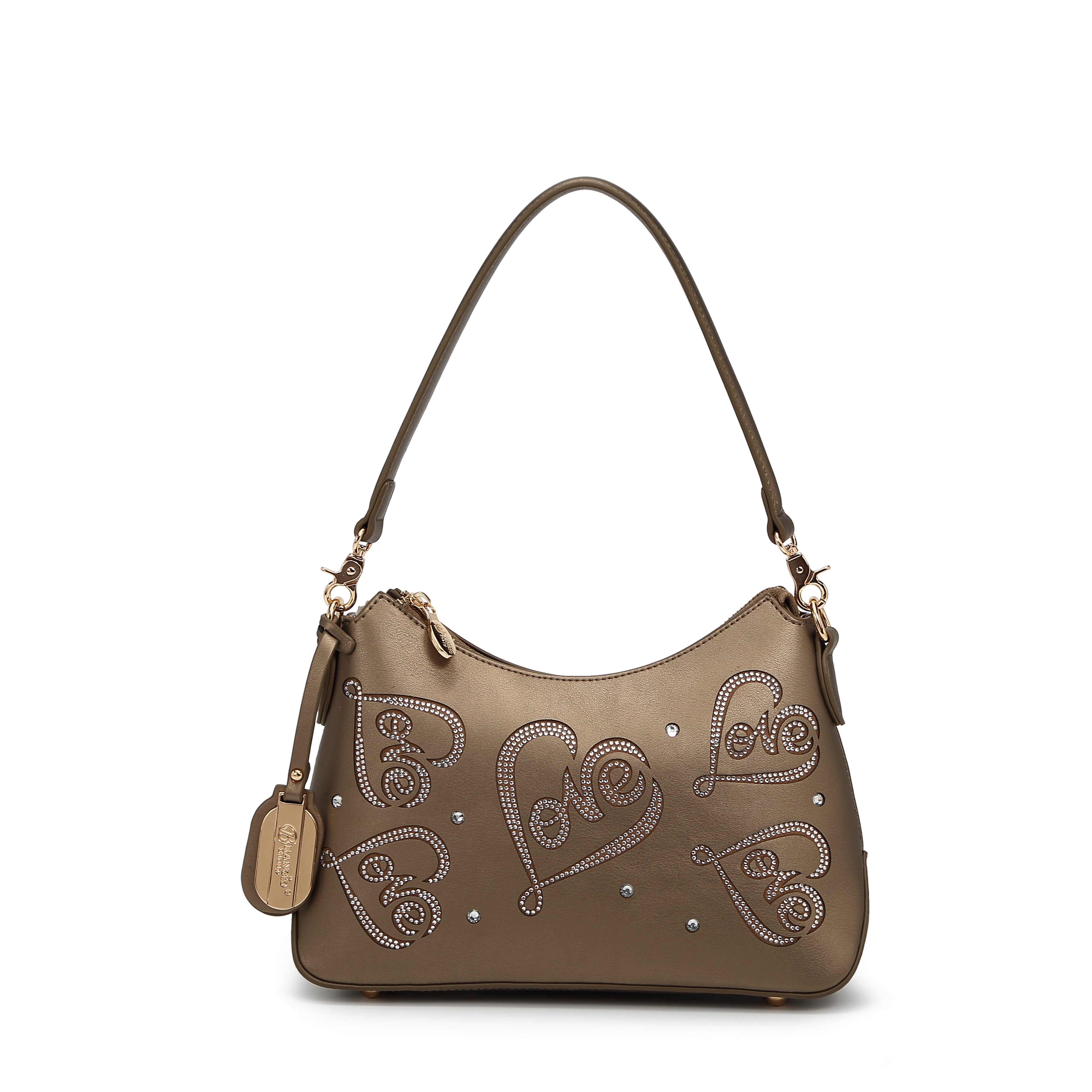 Brangio Elegant Love-Embellished Handbag