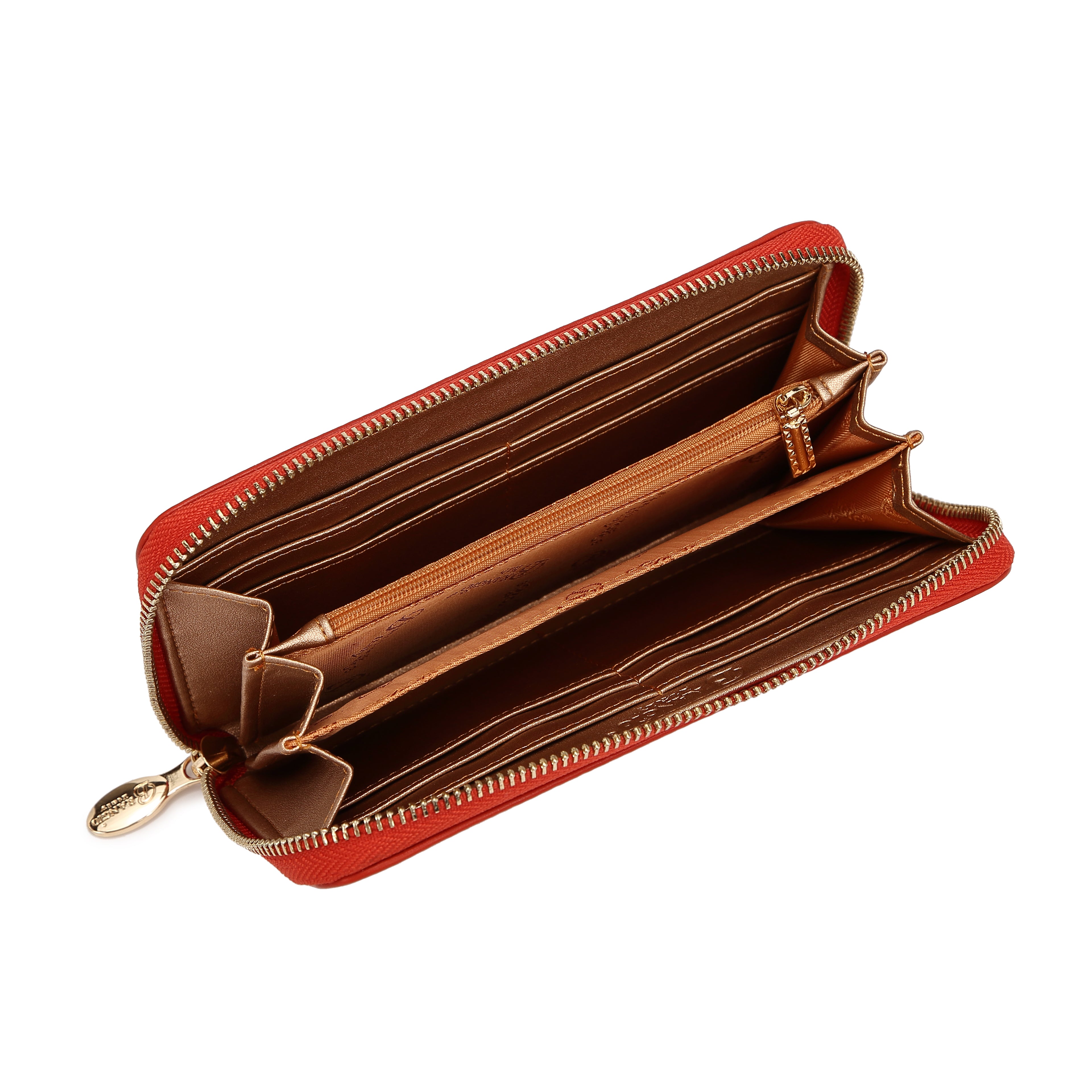 Brangio Glamorous Studded Wristlet Wallet