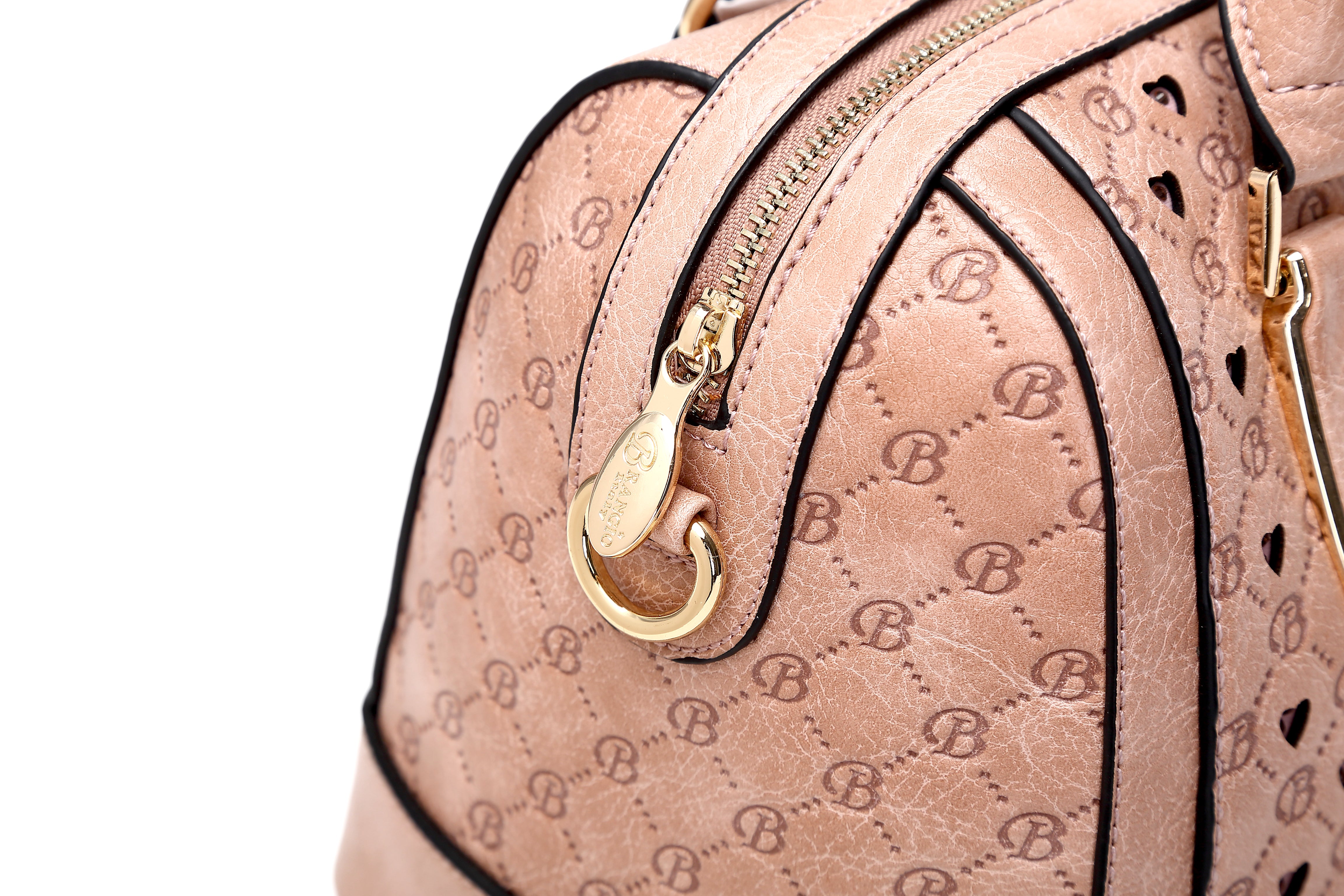 Millionaire Goddess Double Layer Crystal Engraved Dome Satchel - Brangio Italy Collections