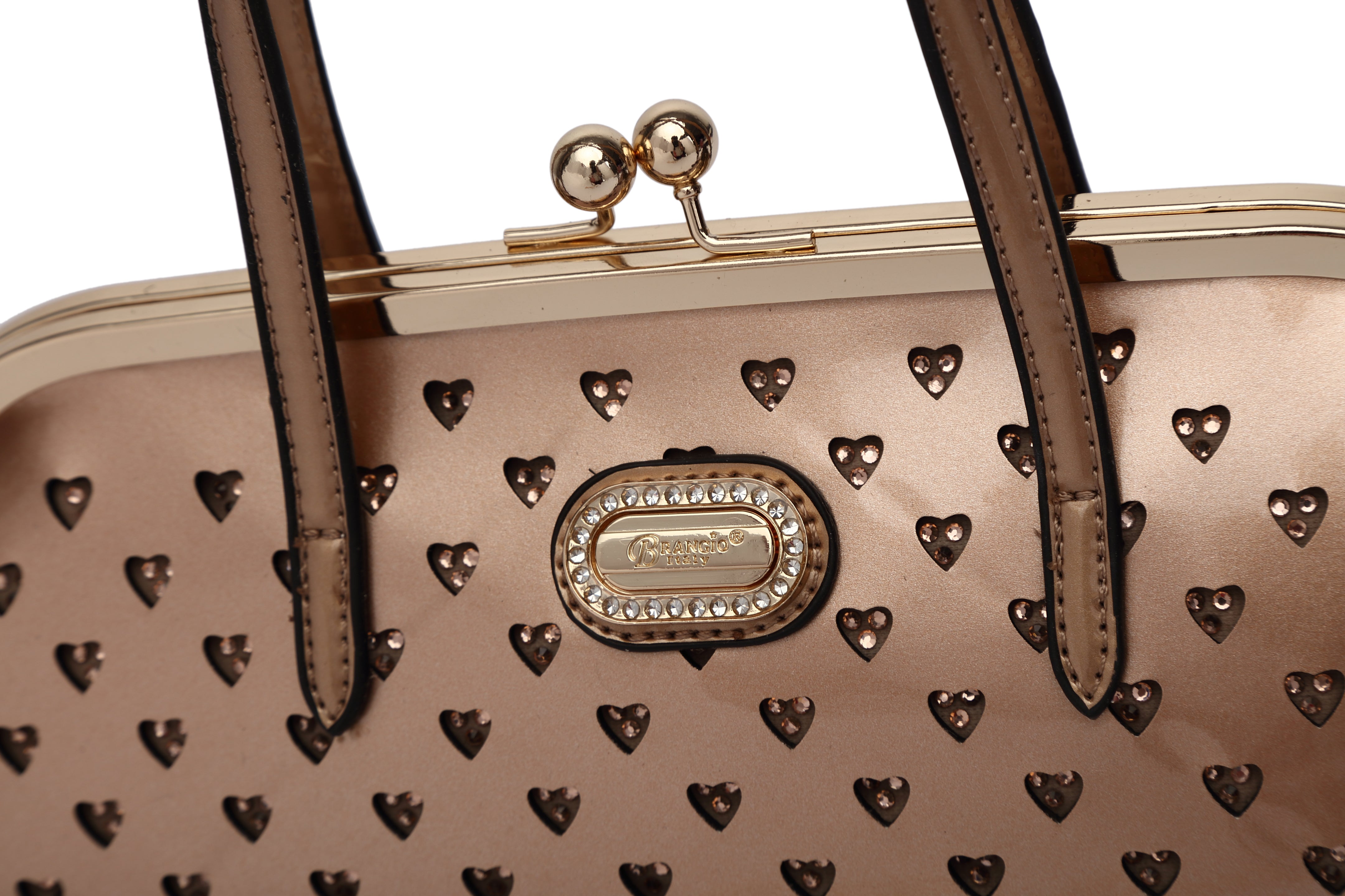 Brangio Italy Heart Studs Handbag & Crossbody Bag