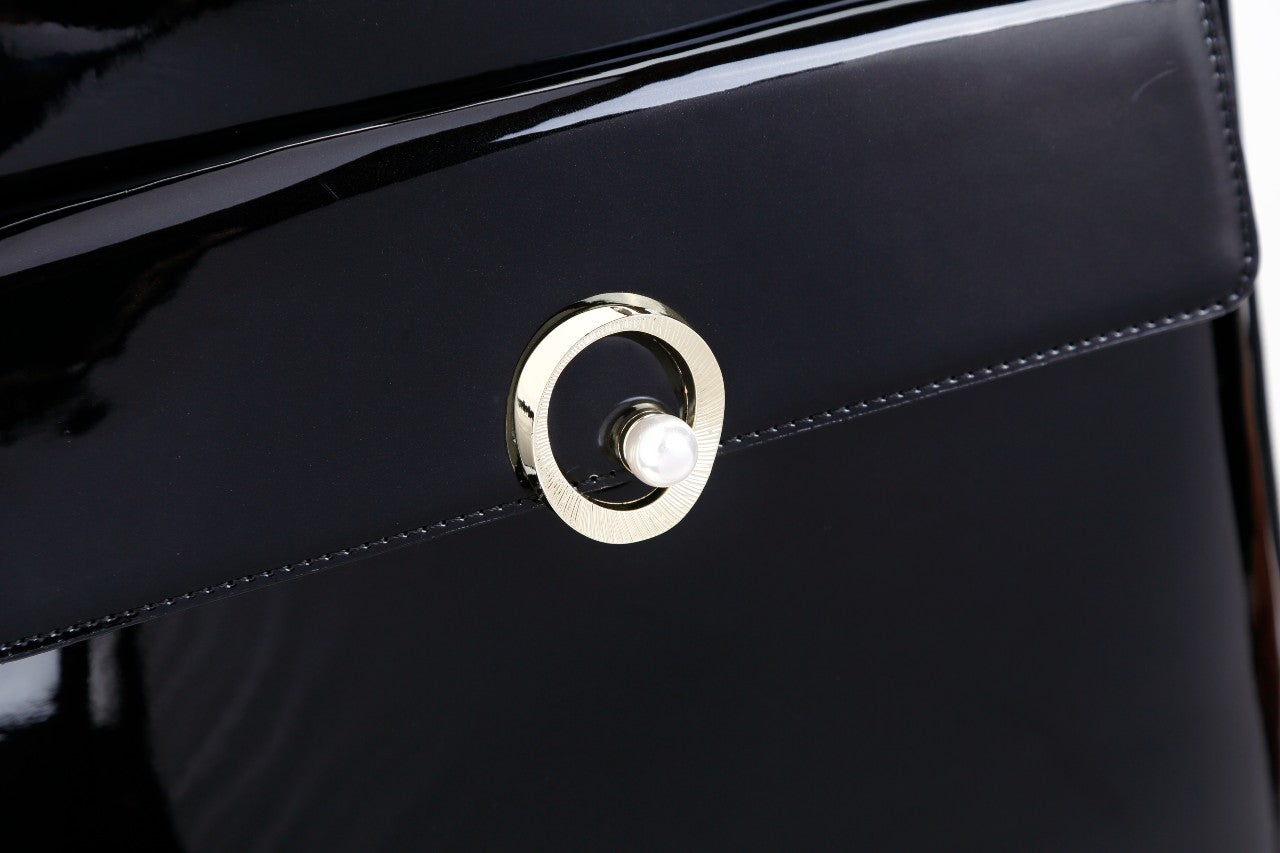 Brangio Glossy Trolley Bag with Modern Elegance