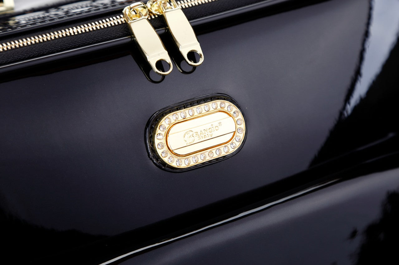 Brangio Glossy Trolley Bag with Modern Elegance