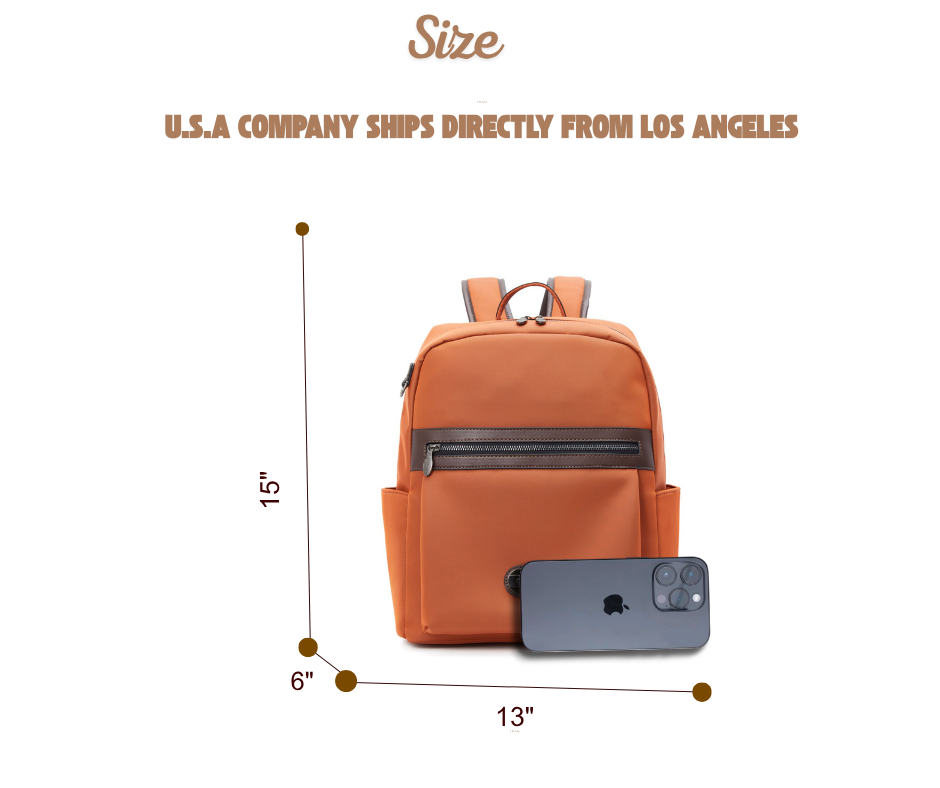Brangio Italy Travel Backpack – Lightweight Laptop Backpack for Work, School & Travel