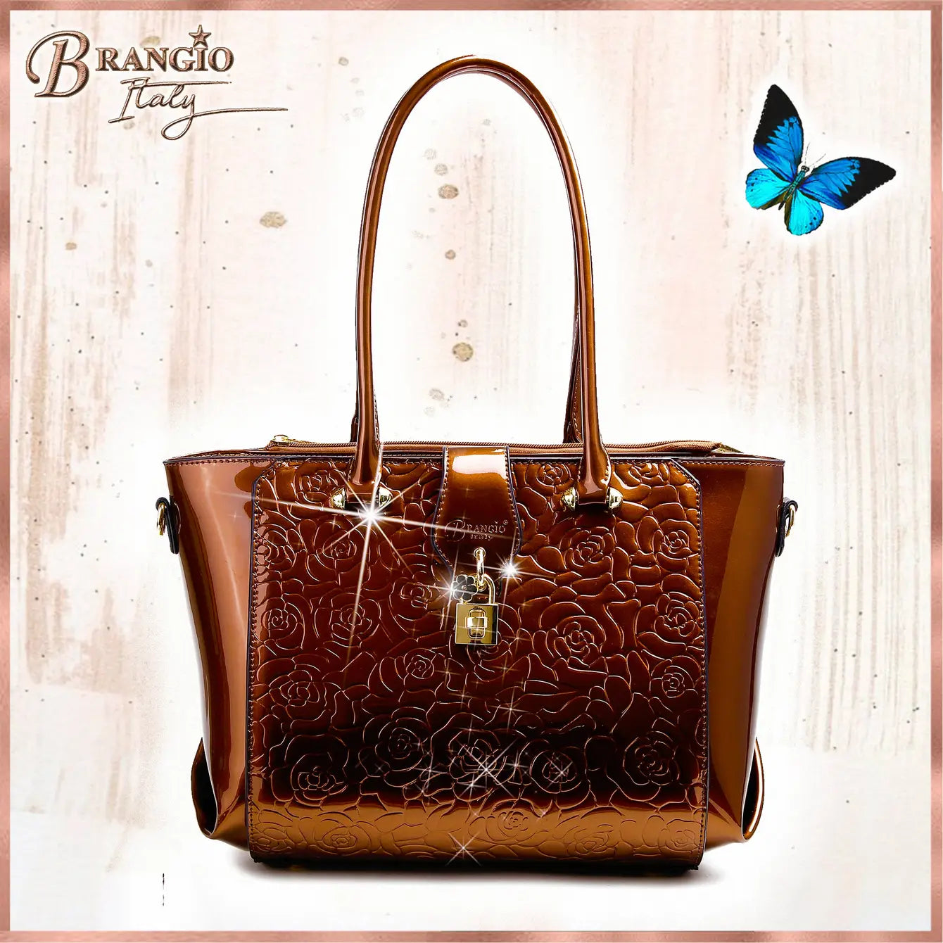 Brangio Patent Handbag