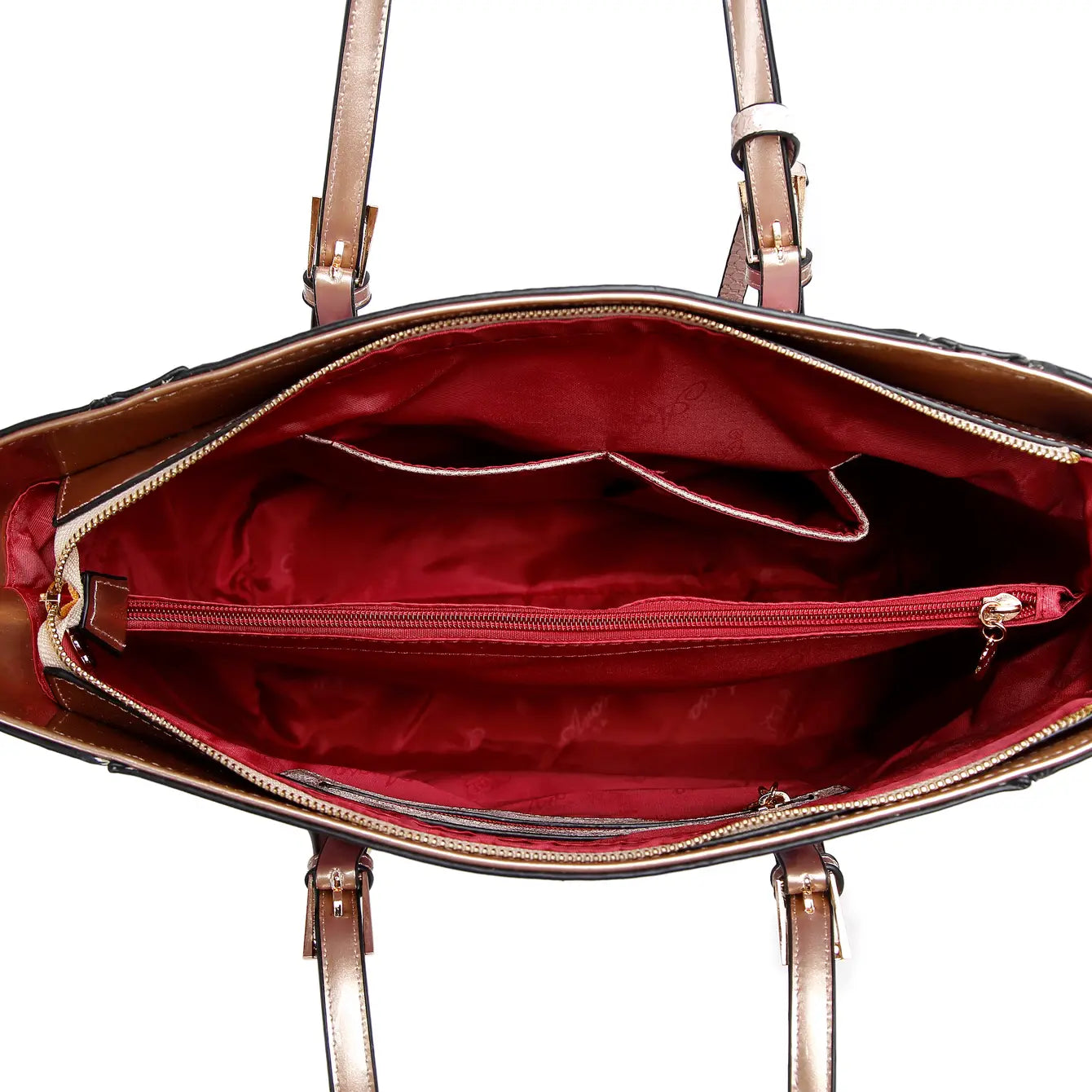 Vintage Darling Vegan Sphere Double Zipper Opening Purses