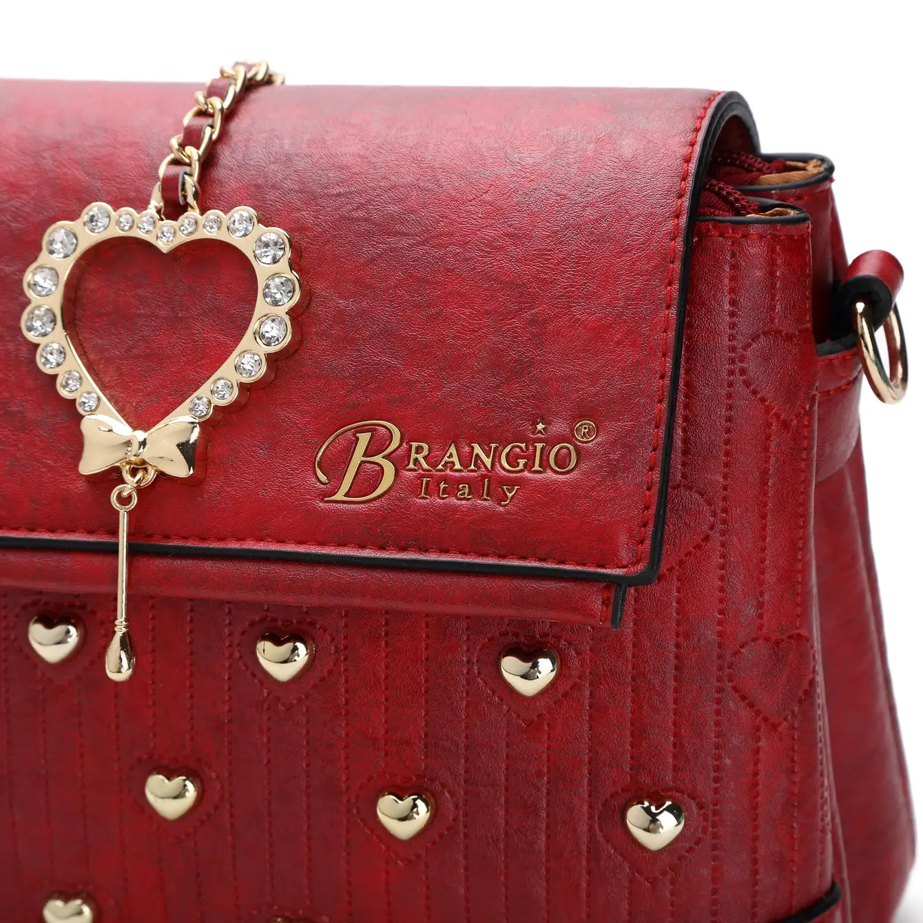 Brangio Italy Heart Beat Cross-body Fashion Satchel