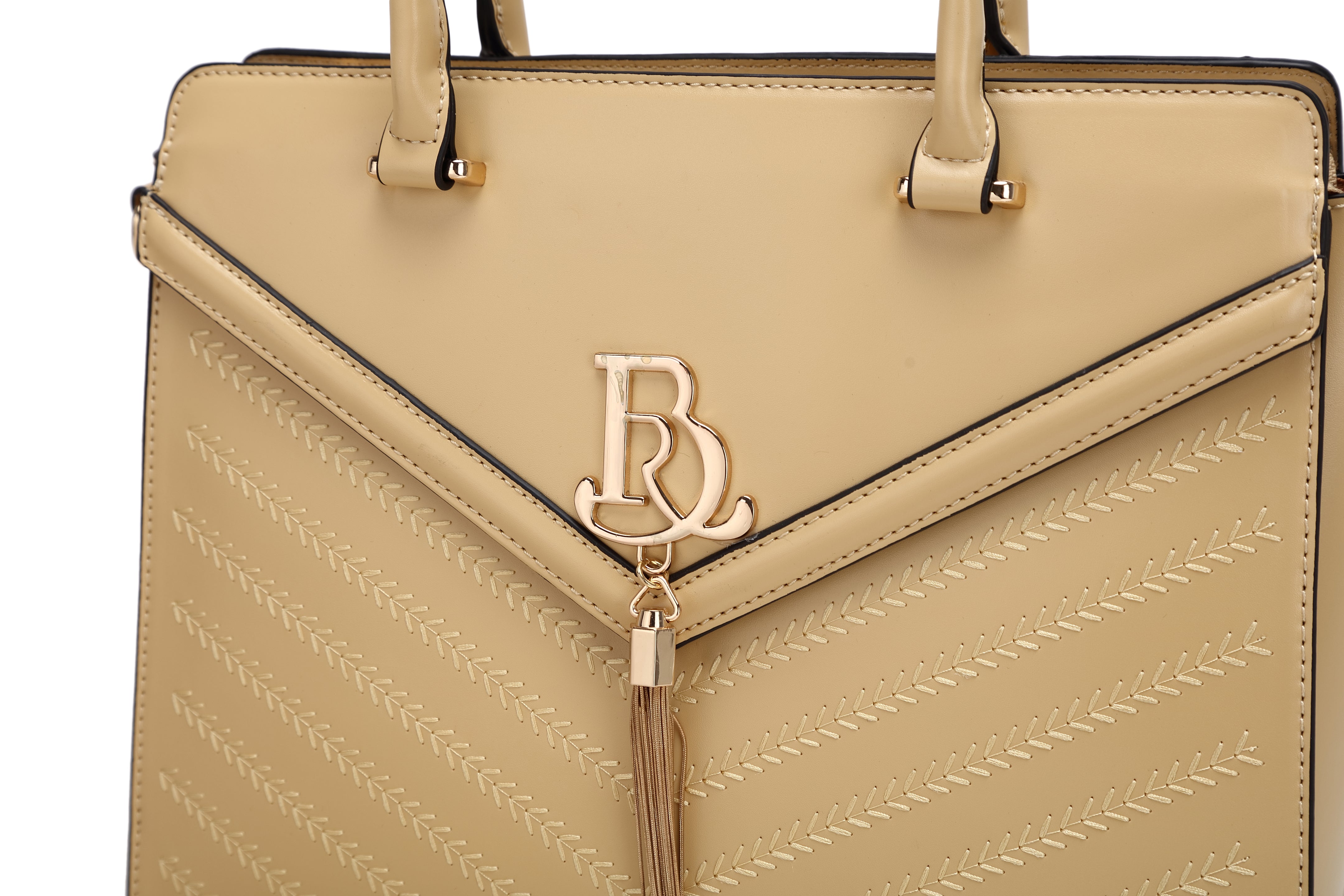 Brangio Italy Structured Satchel Handbag – Elegant Top Handle Crossbody Purse