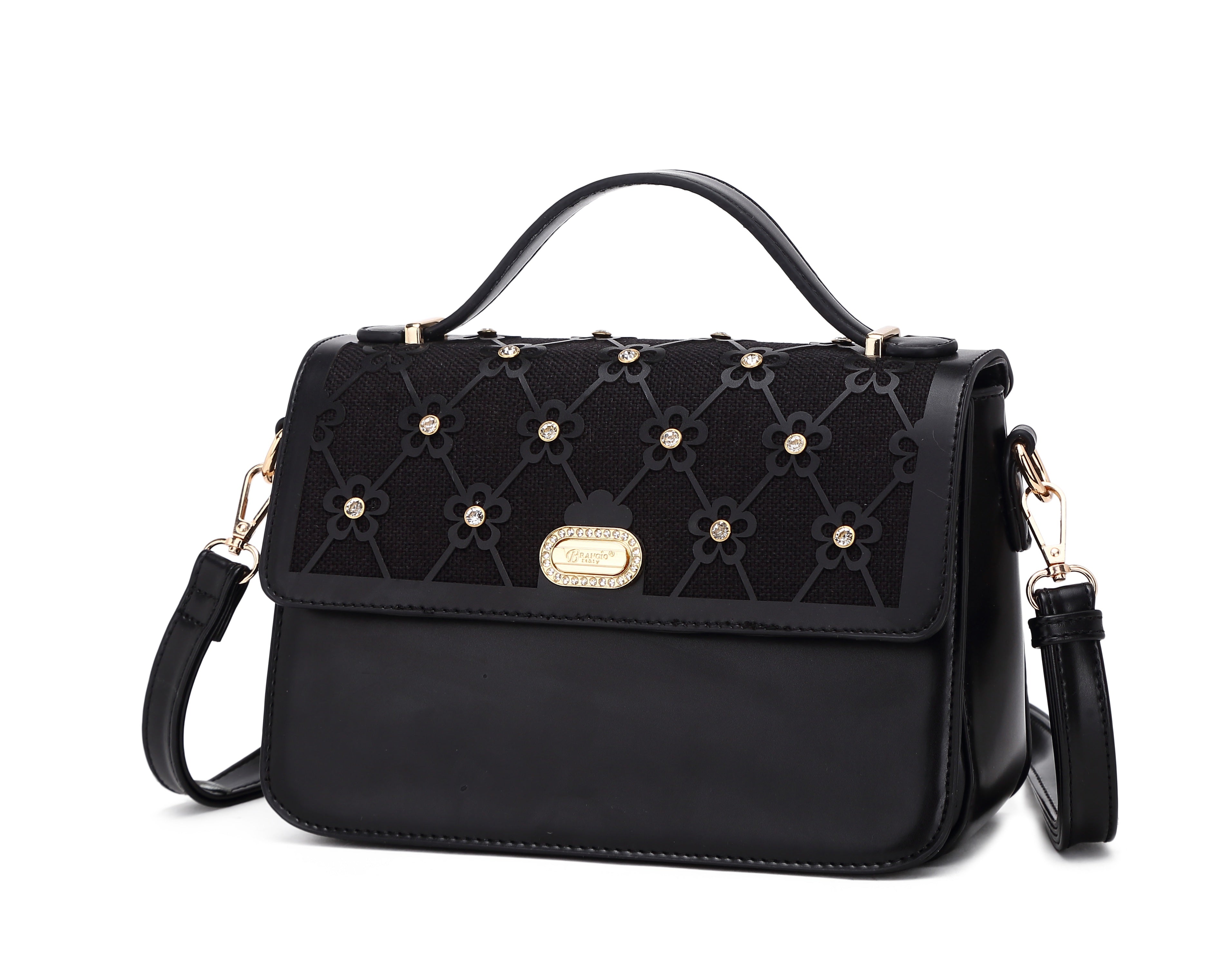 Wildflower Handmade Crossbody Satchel Evening Bag