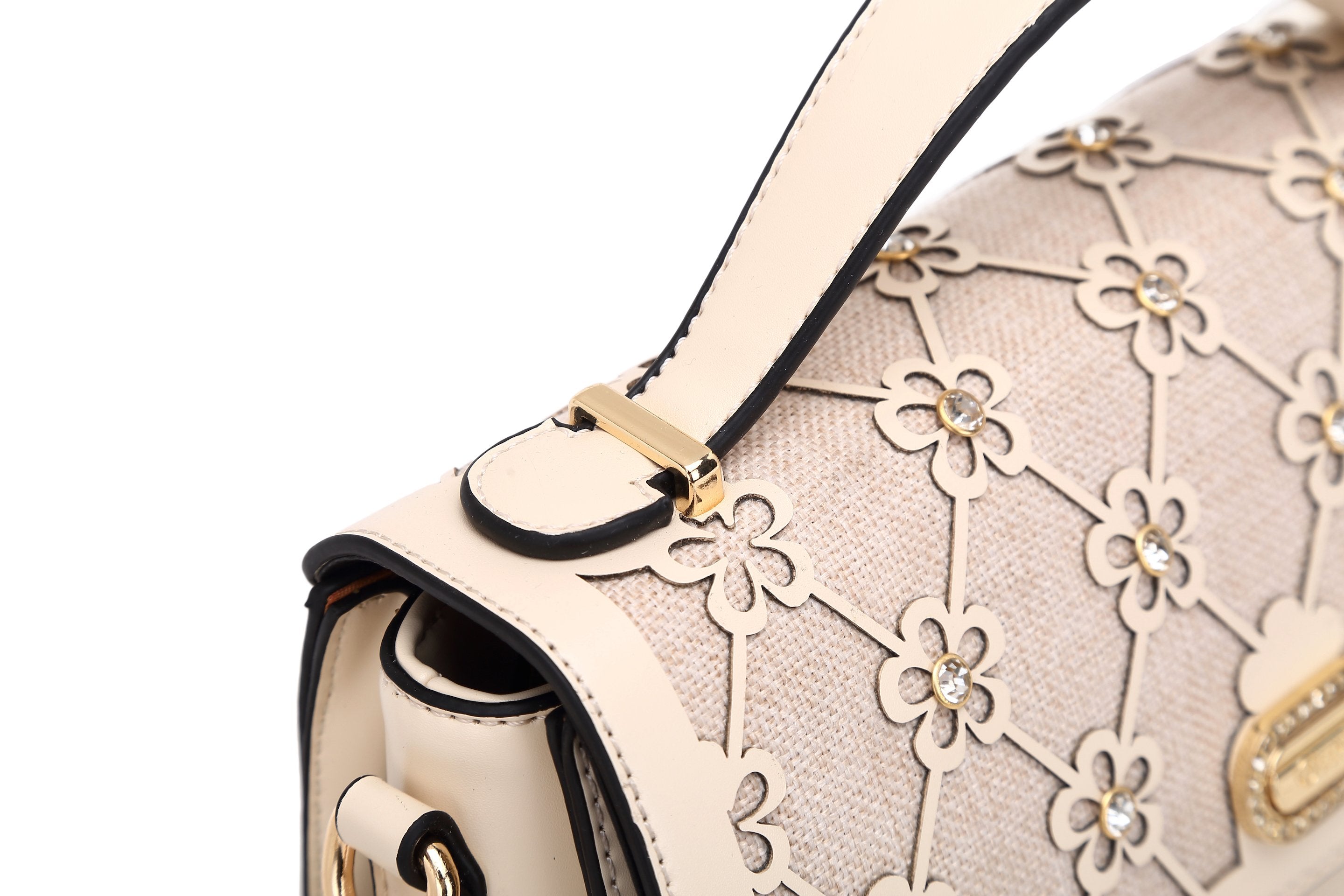 Wildflower Handmade Crossbody Satchel Evening Bag
