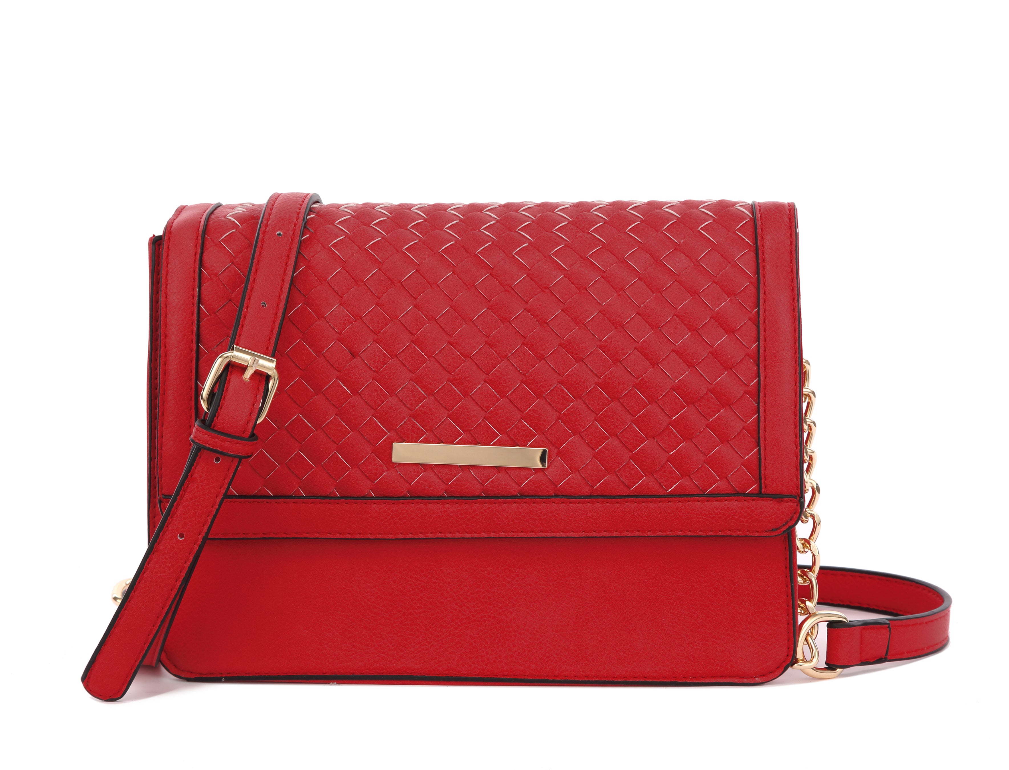 Originally Designed Handmade Woven Crossbody Bag, Vegan Leather Shoulder Purse, Brown Flap Handbag for Women
