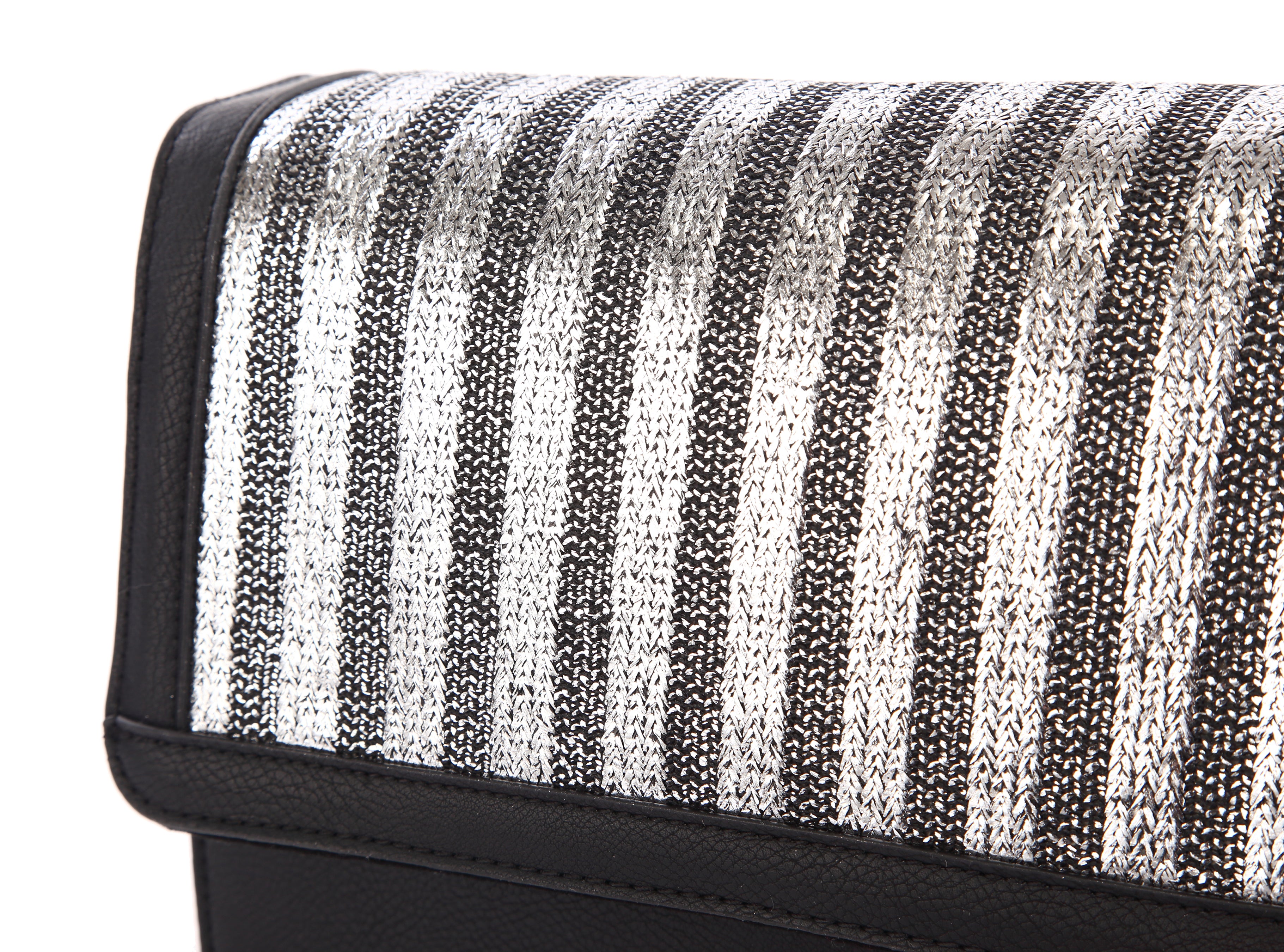 Originally Designed Handmade Striped Crossbody Bag, Black Vegan Leather Shoulder Purse, Woven Flap Handbag for Women  Etsy Description: