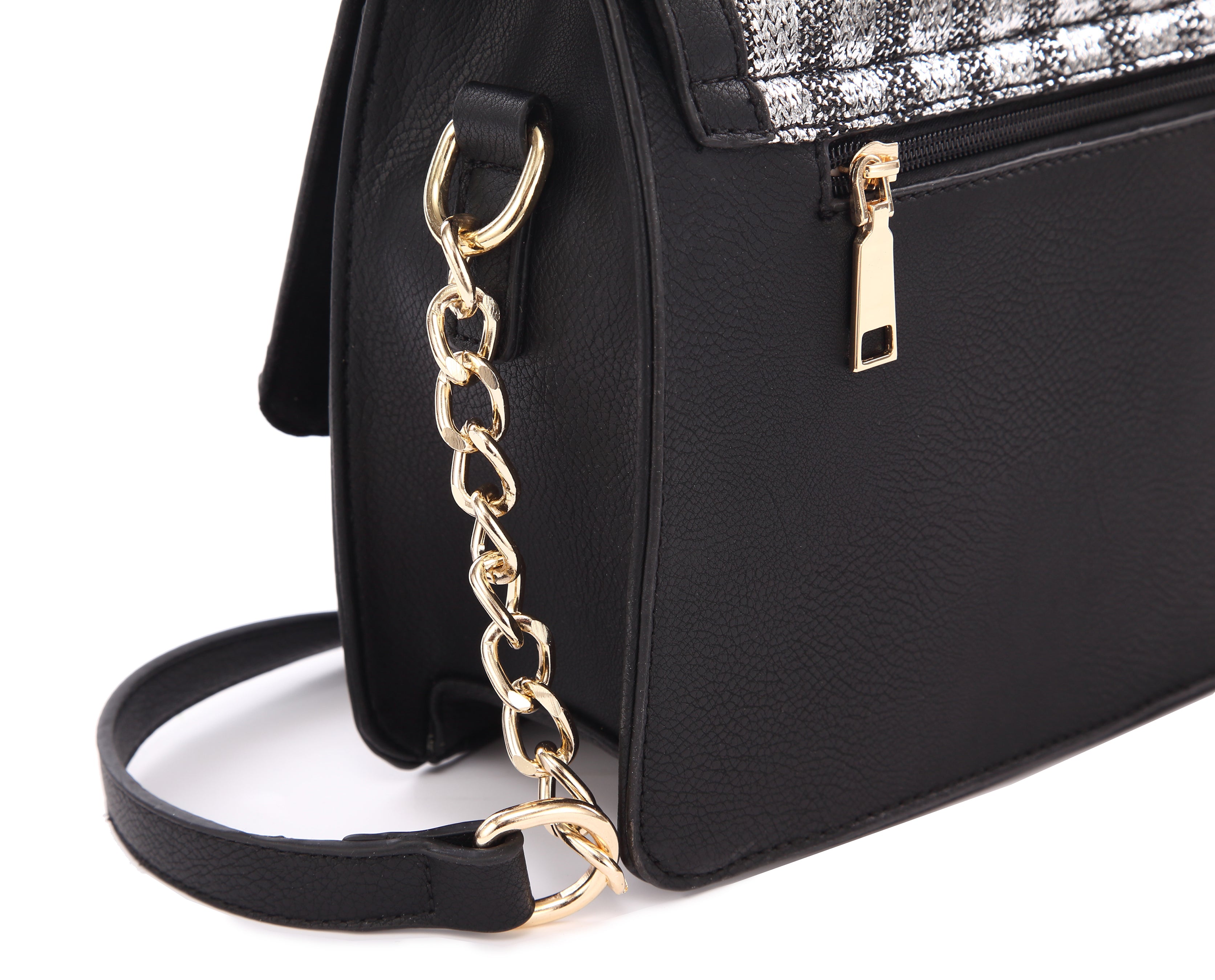Originally Designed Handmade Striped Crossbody Bag, Black Vegan Leather Shoulder Purse, Woven Flap Handbag for Women  Etsy Description: