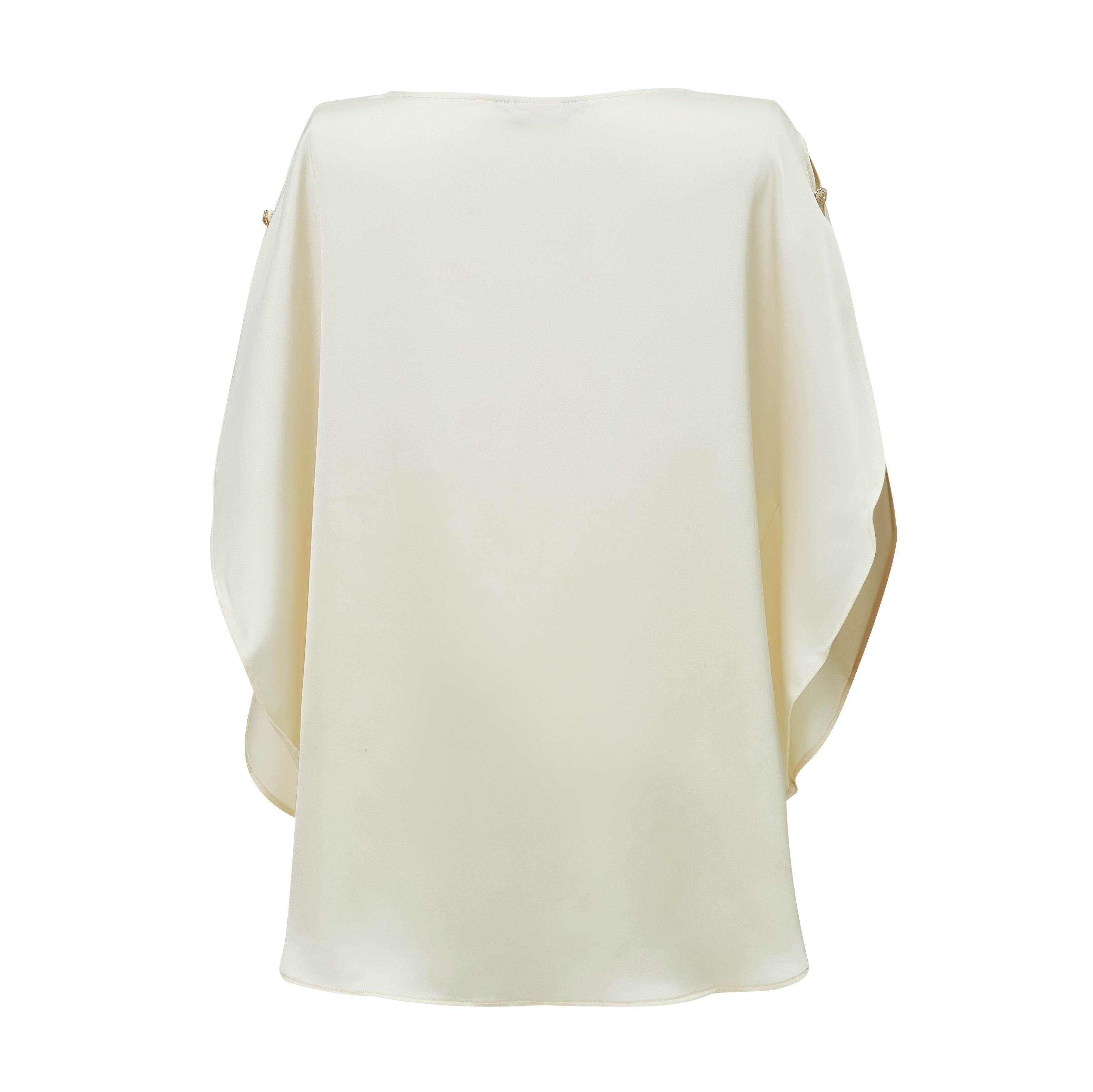 Brangio Vintage Parisian Elegance Top – Pearl White
