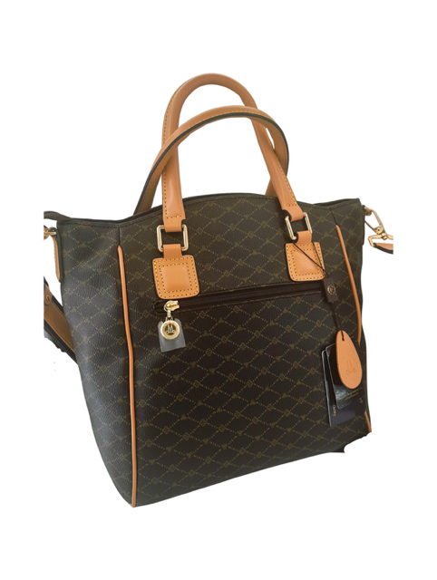 Misty Milan Monogram  Genuine Leather Tote Bag  [Made in Italy]