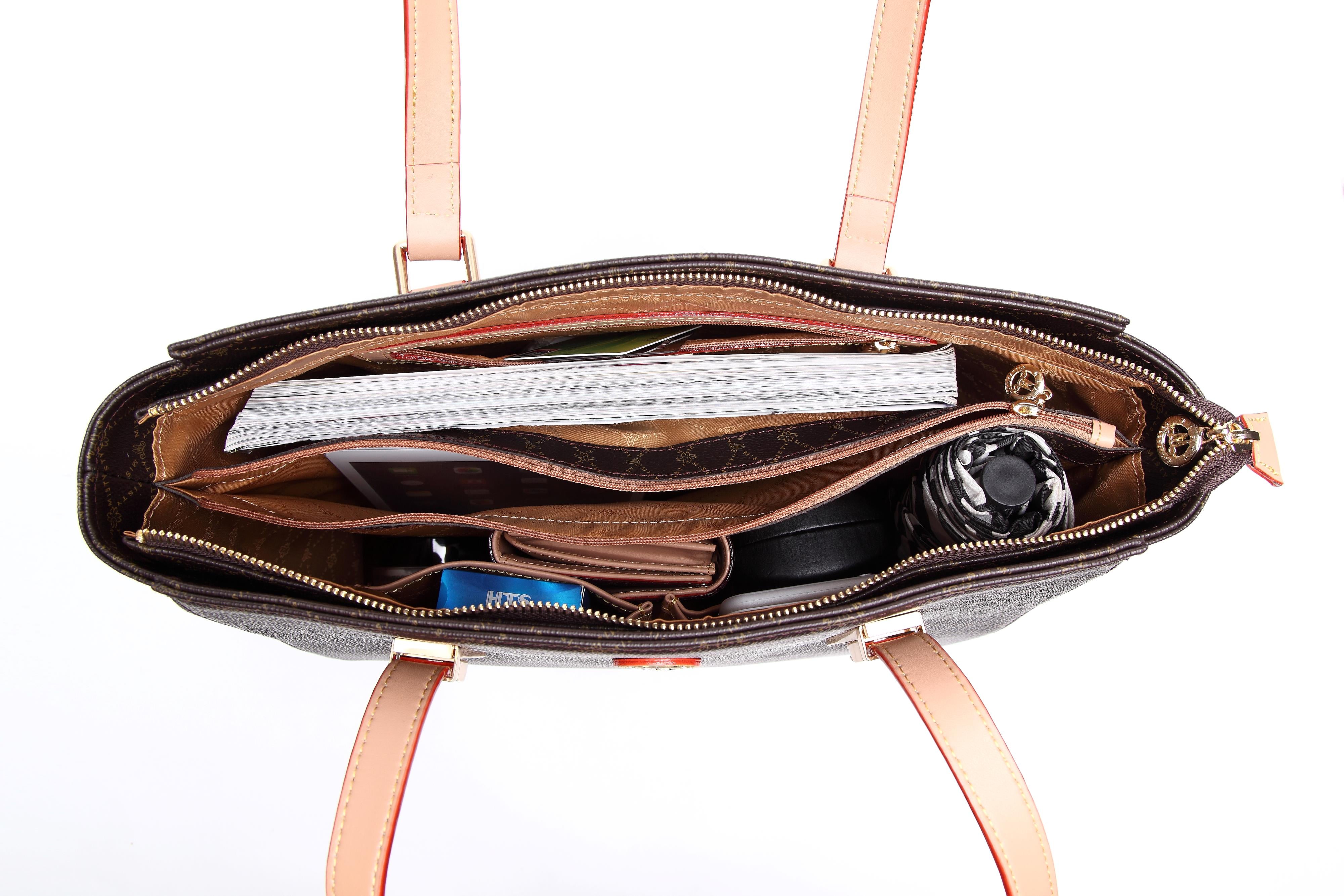 Misty Timeless Tresor  Genuine Leather Tote Bag  [Made in Italy]