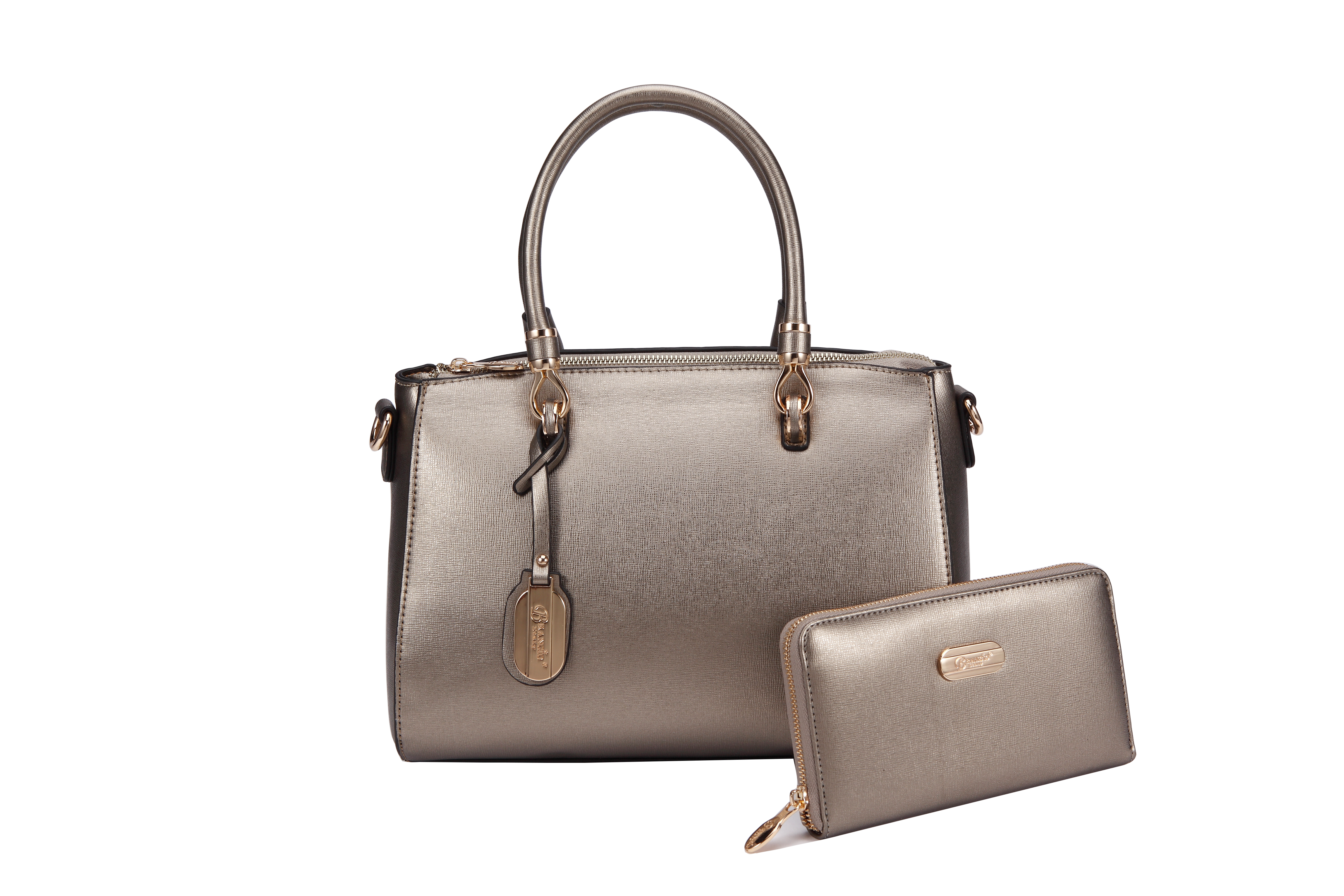 Brangio Italy Spring Love Vegan Leather Wristlet Wallet