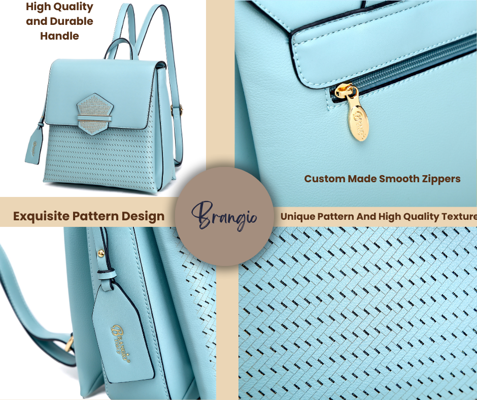 Brangio Sleek Perforated Backpack