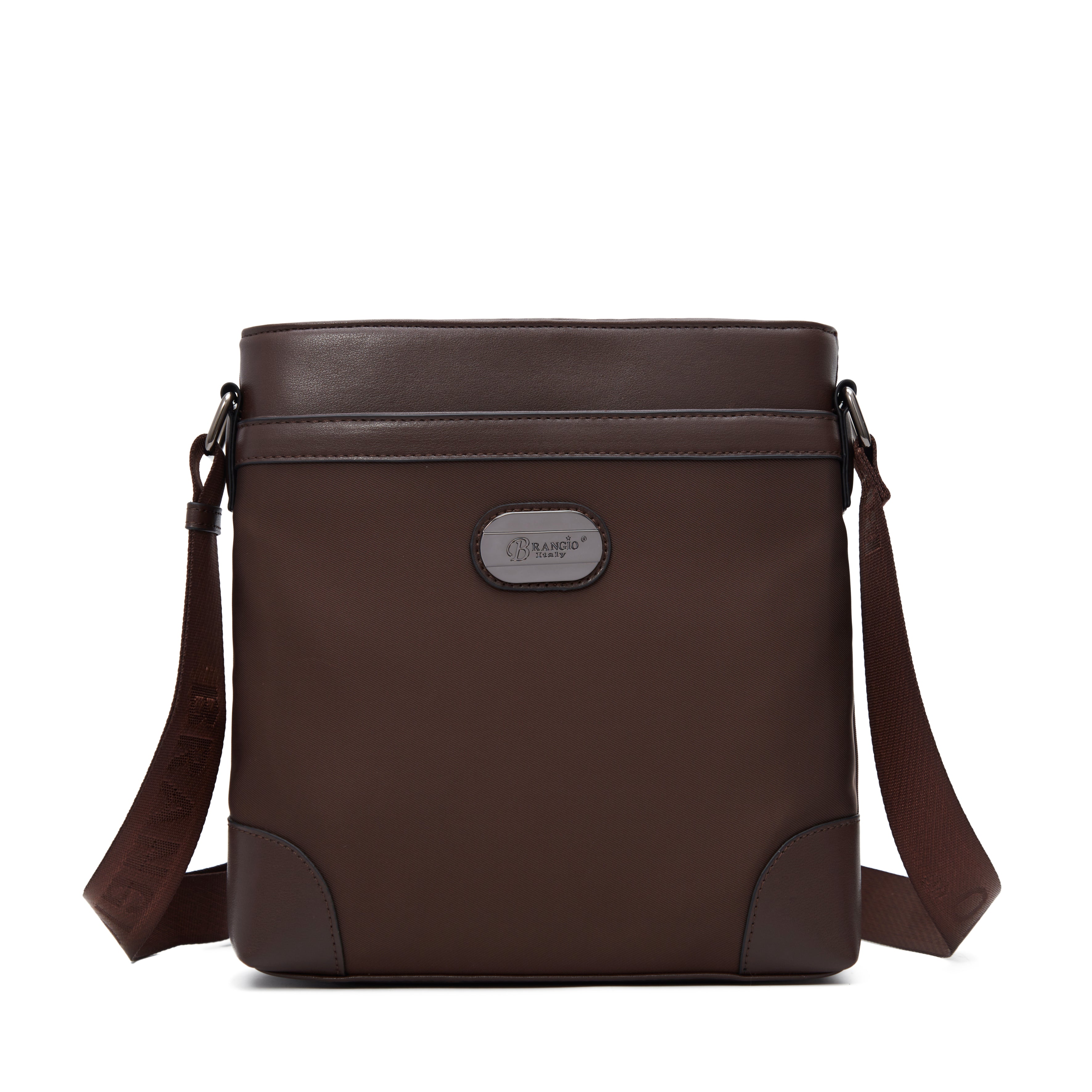 Brangio Italy Lightweight Crossbody Messenger Bag – Water-Resistant Everyday Travel Shoulder Bag
