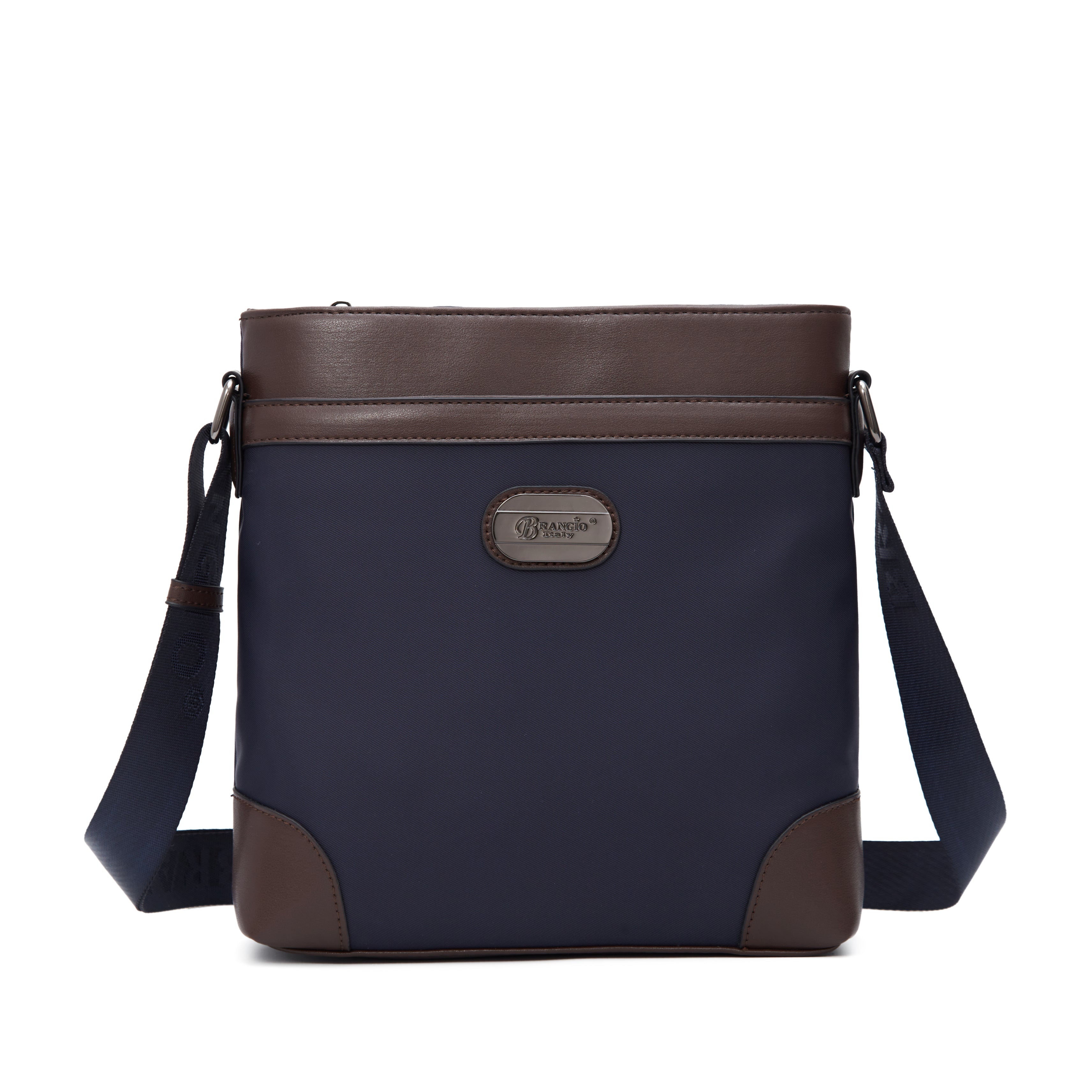 Brangio Italy Lightweight Crossbody Messenger Bag – Water-Resistant Everyday Travel Shoulder Bag