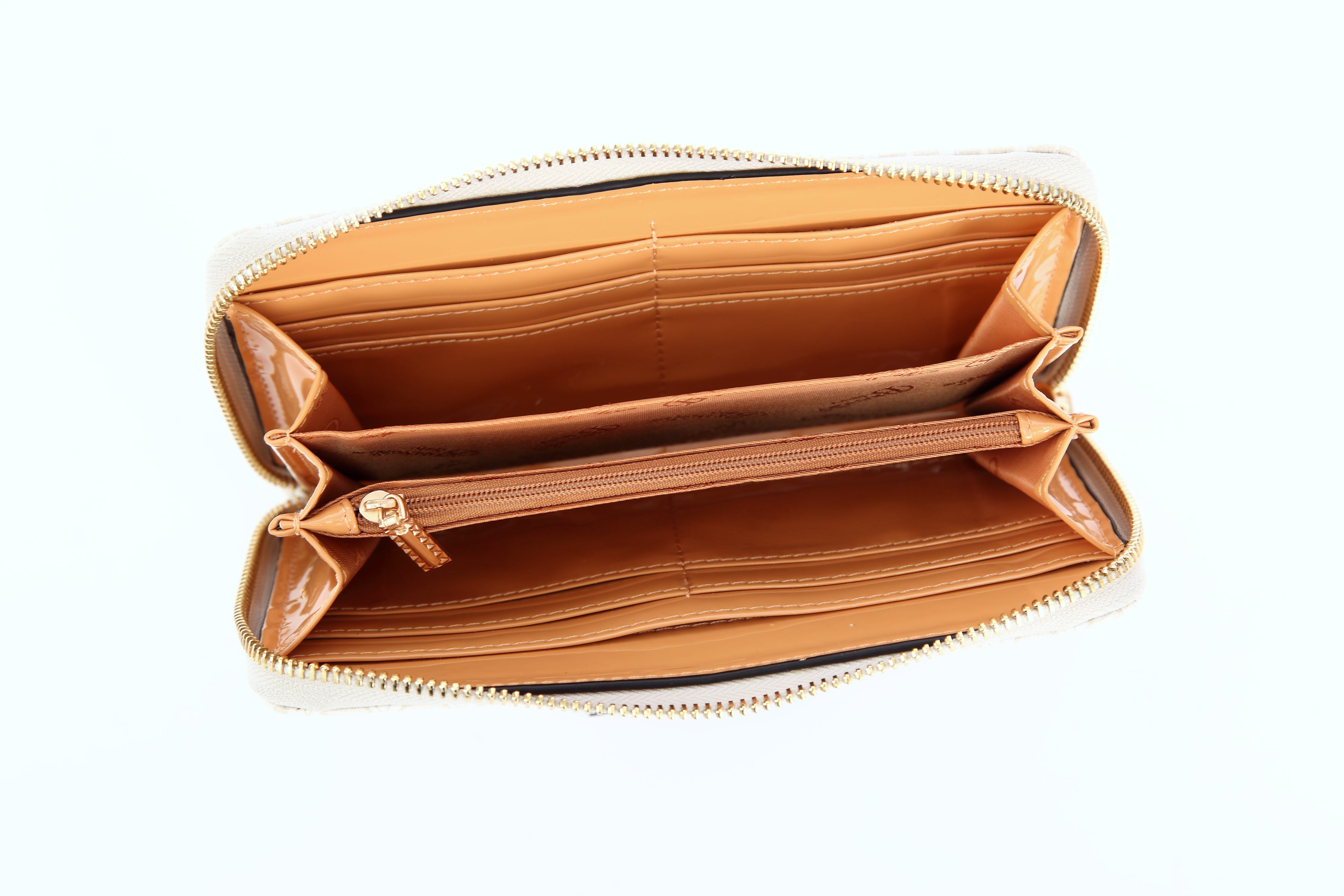 Brangio Floral Embellished Zip-Around Wallet