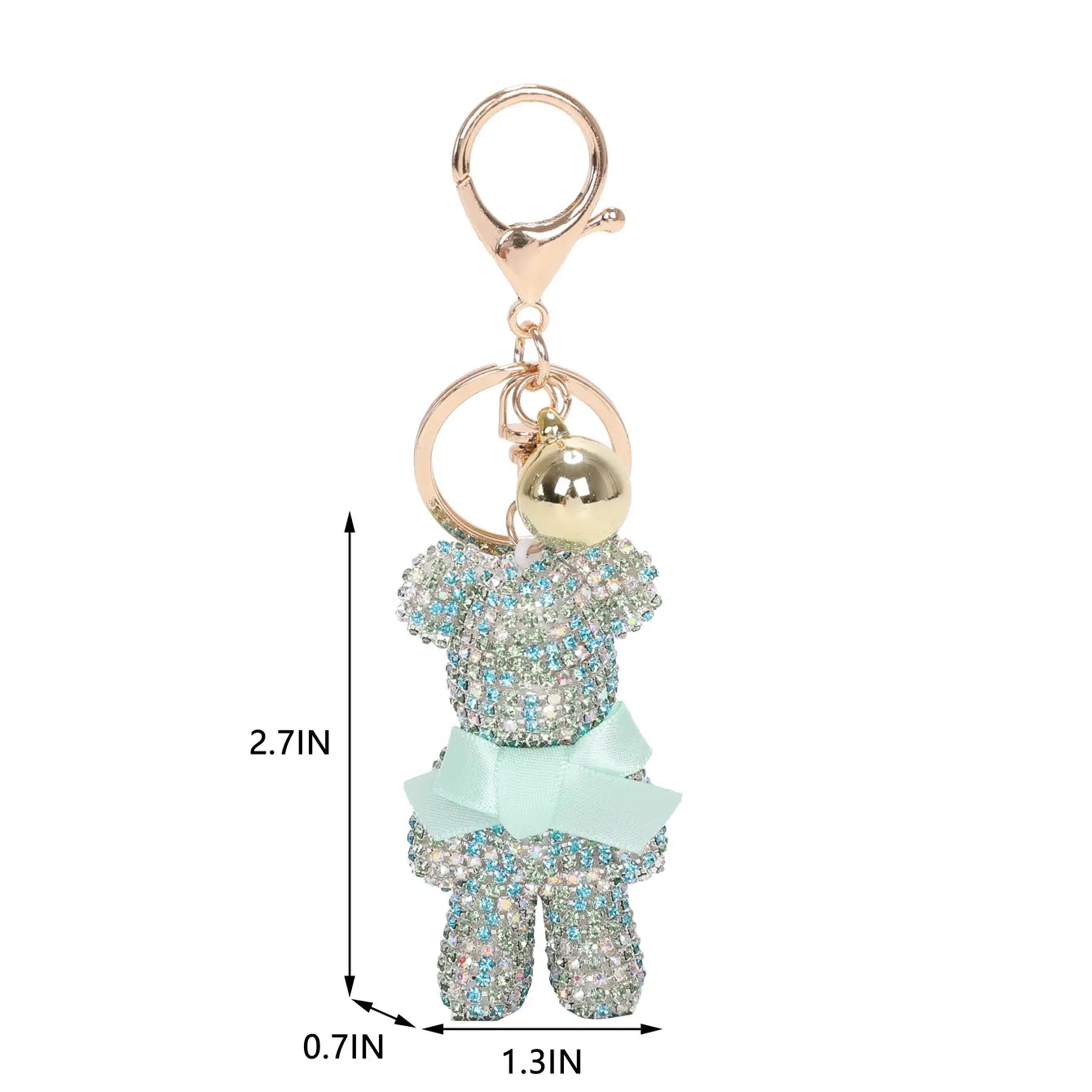 Twinkle Teddy Pendant Keychain & Purse Charm