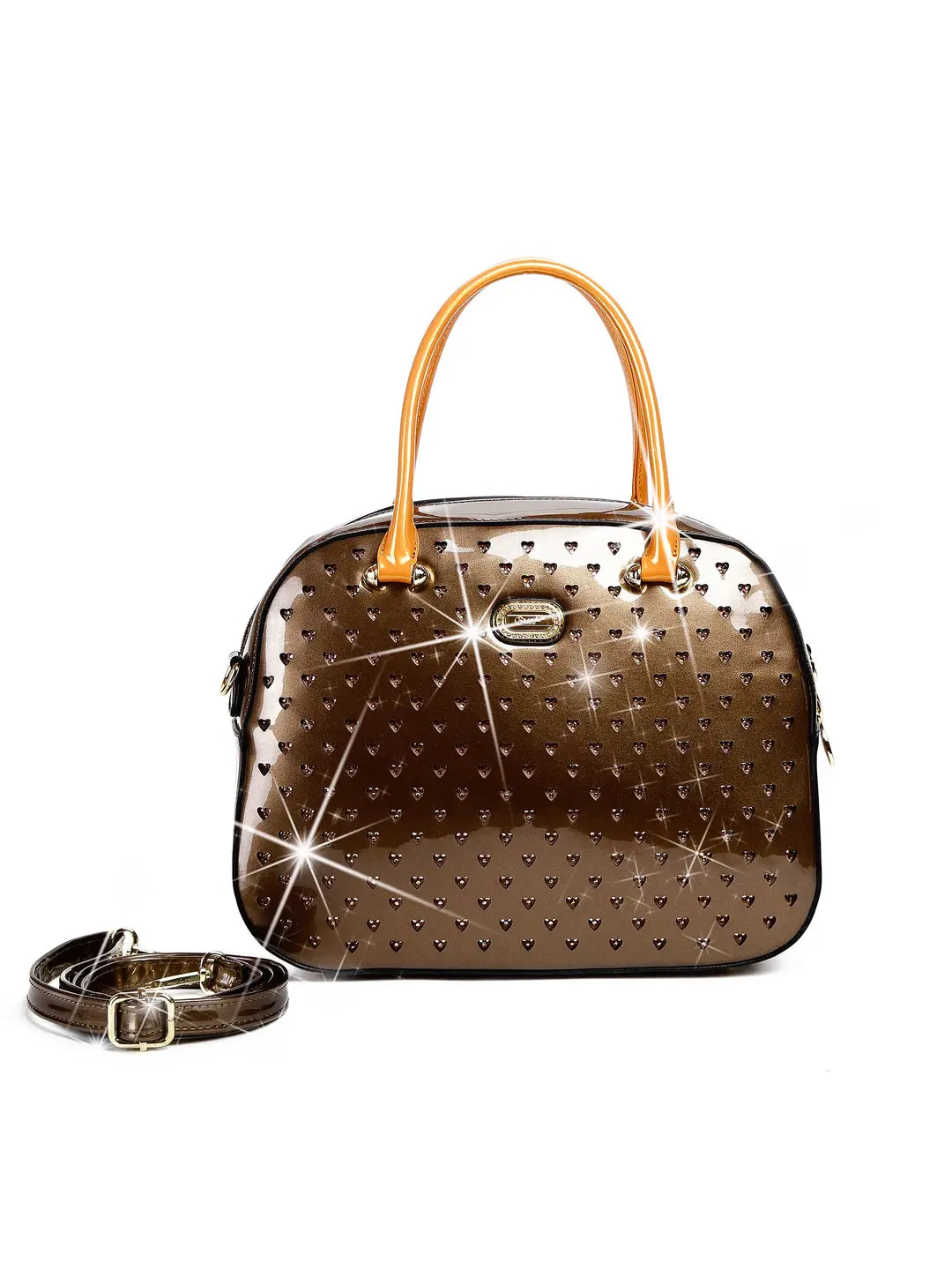 Brangio Italy 3-Piece Luxury Luggage Set – Spinning Wheels Carry on, Satchel Bag & Wallet