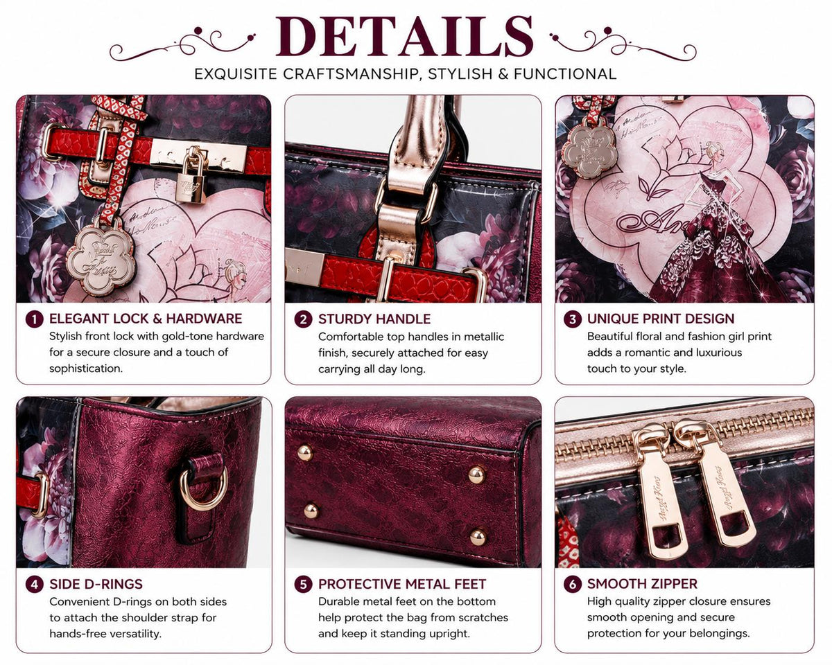 Arosa Fashion Motif Tote Bag