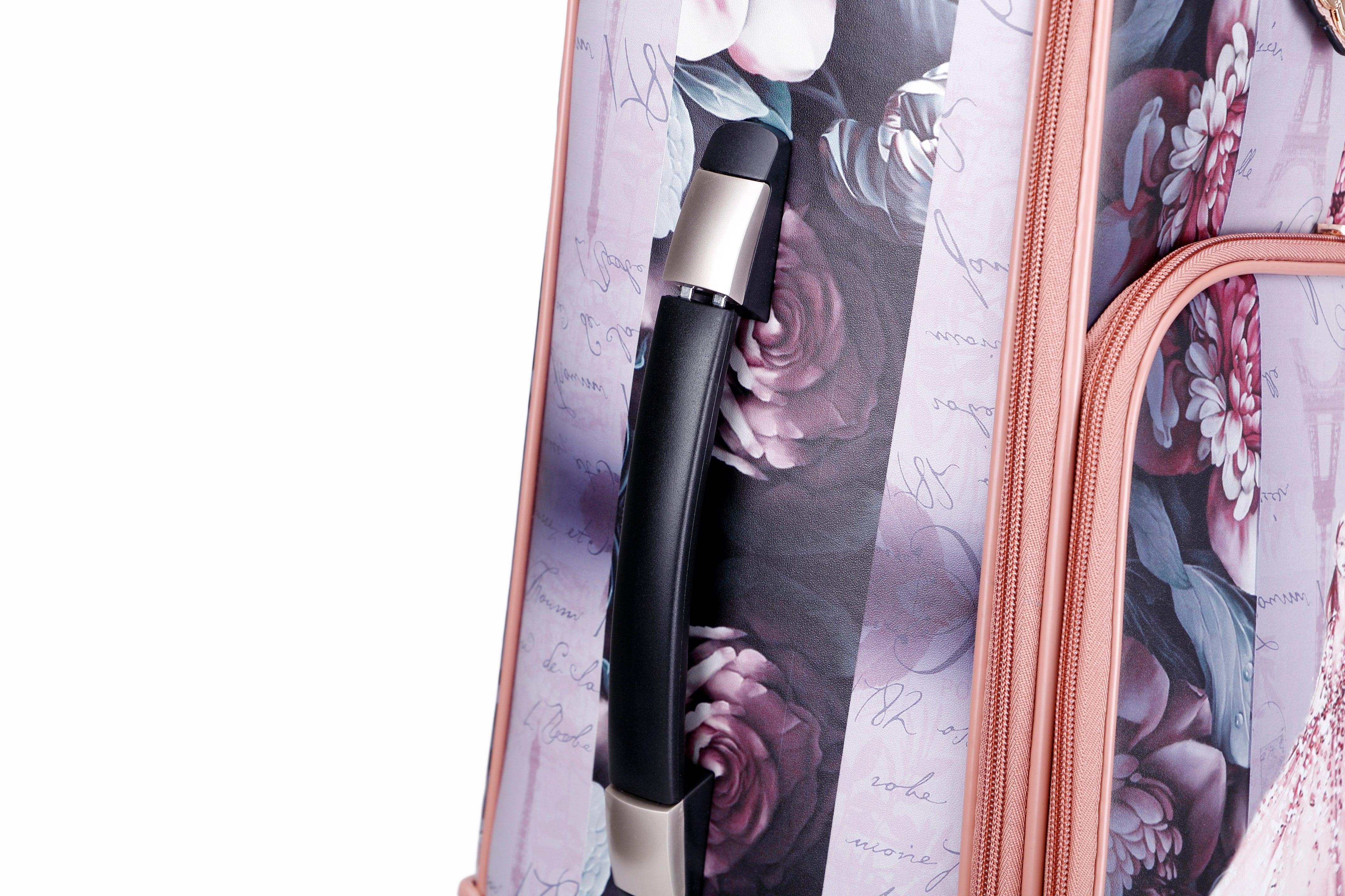 Blossomz Carry on Luggage With Spinner Wheels - Brangio Italy Co.