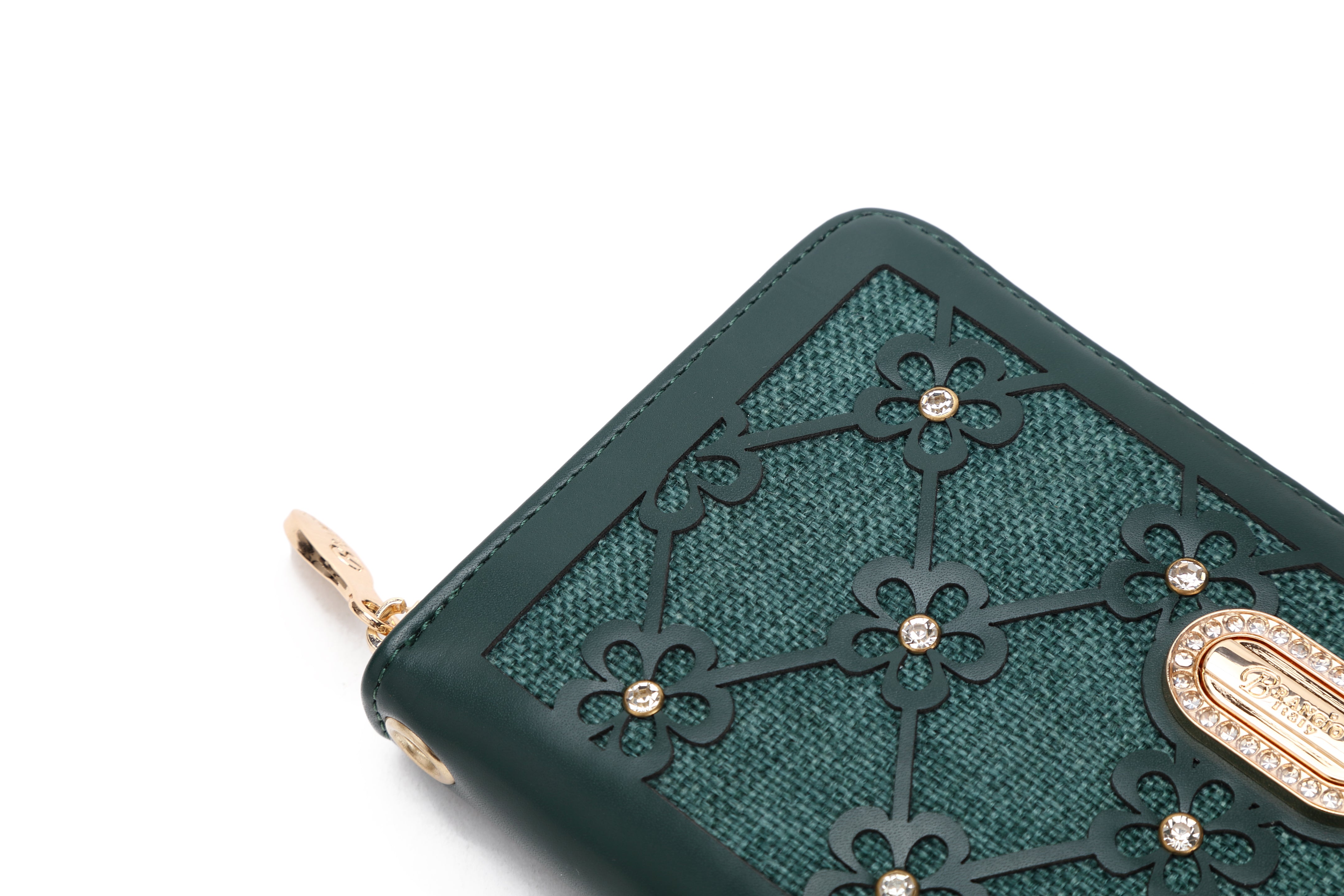 Wildflower Handmade Wristlet Wallet with Multiple Card Pockets - Brangio Italy Co.