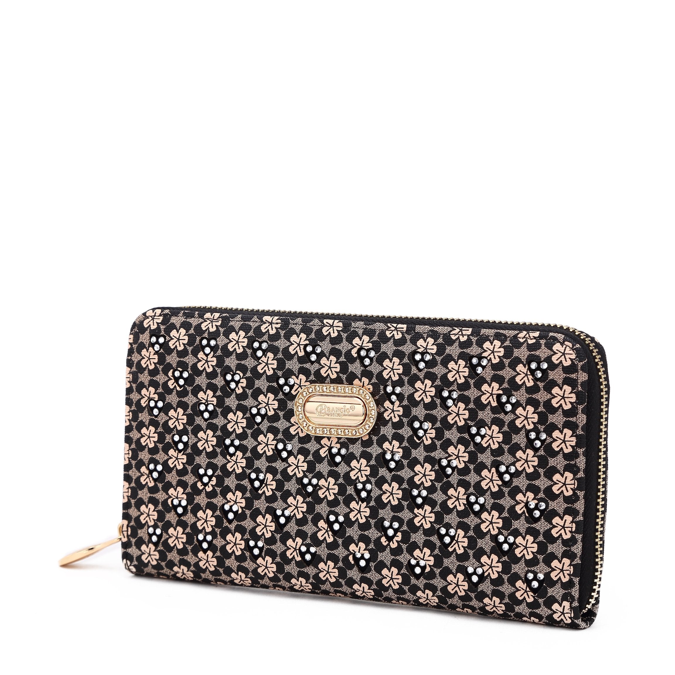 Galaxy Stars Ladies Clutch Womens Envelope Wallet Multiple Pockets Purse - Brangio Italy Co.