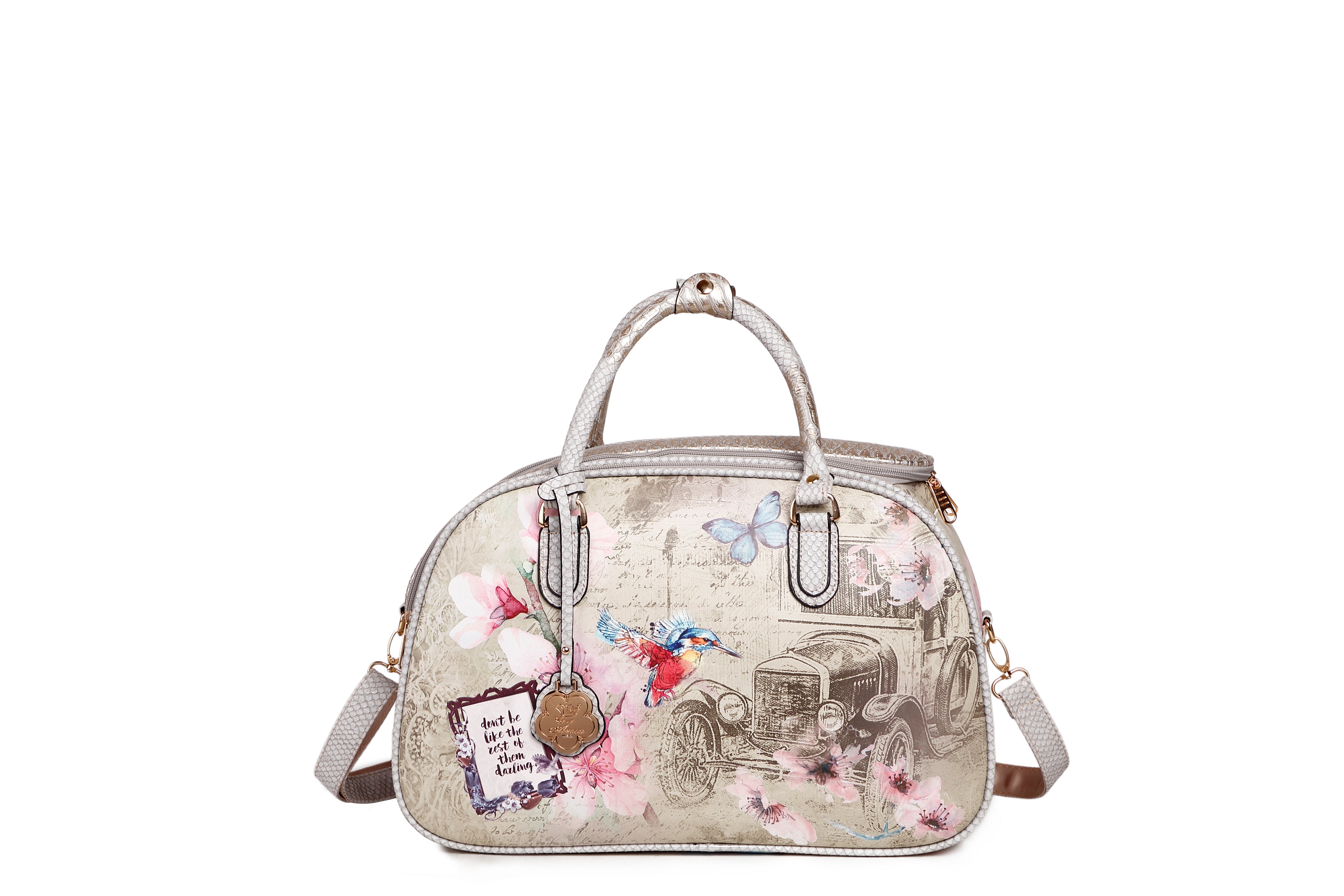Vintage Darling Vegan Hollywood Over Night Bag