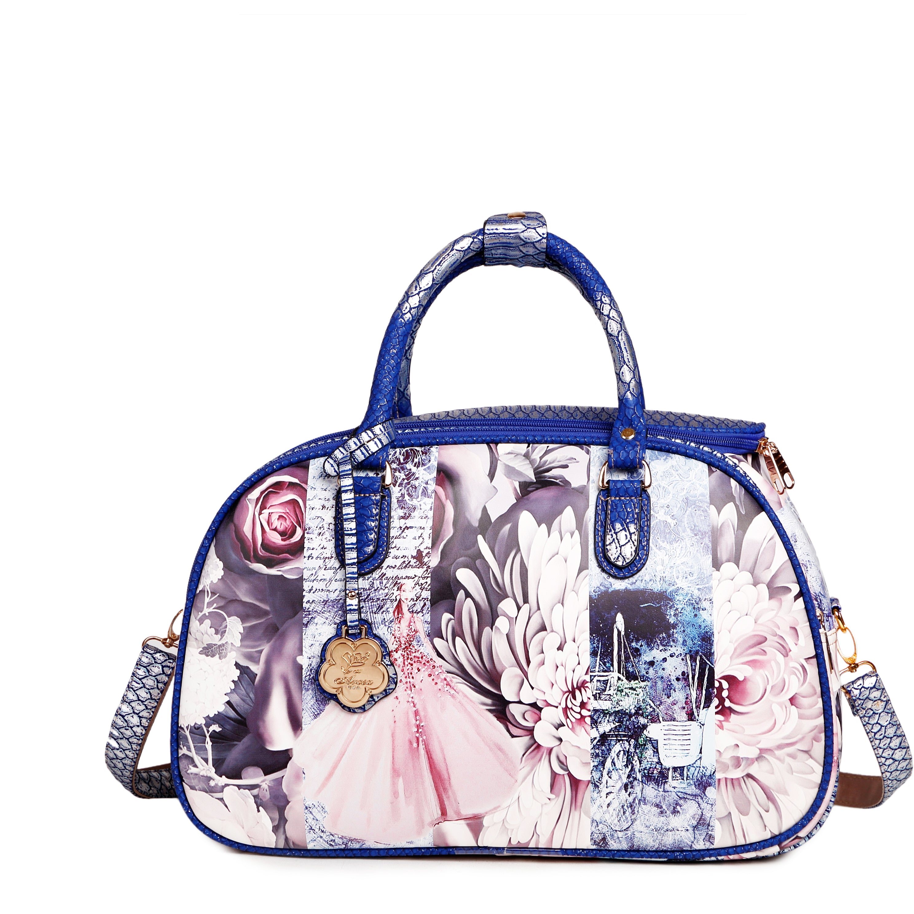 Blossomz Duffle Bag + Overnight Bag for Women - Brangio Italy Co.