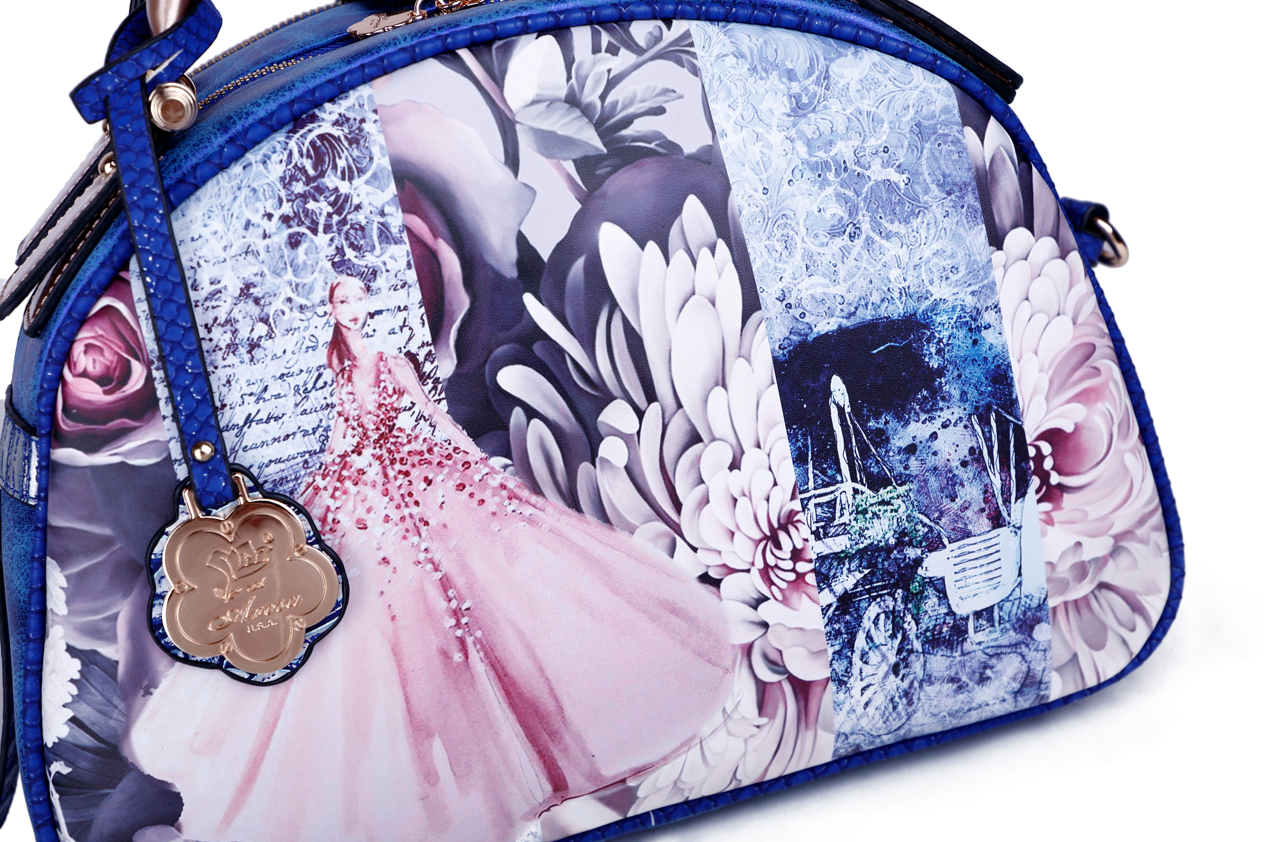 Blossomz 3PC Set | Tote + Travel Carry On Bags [BBL6999-8606-WA]