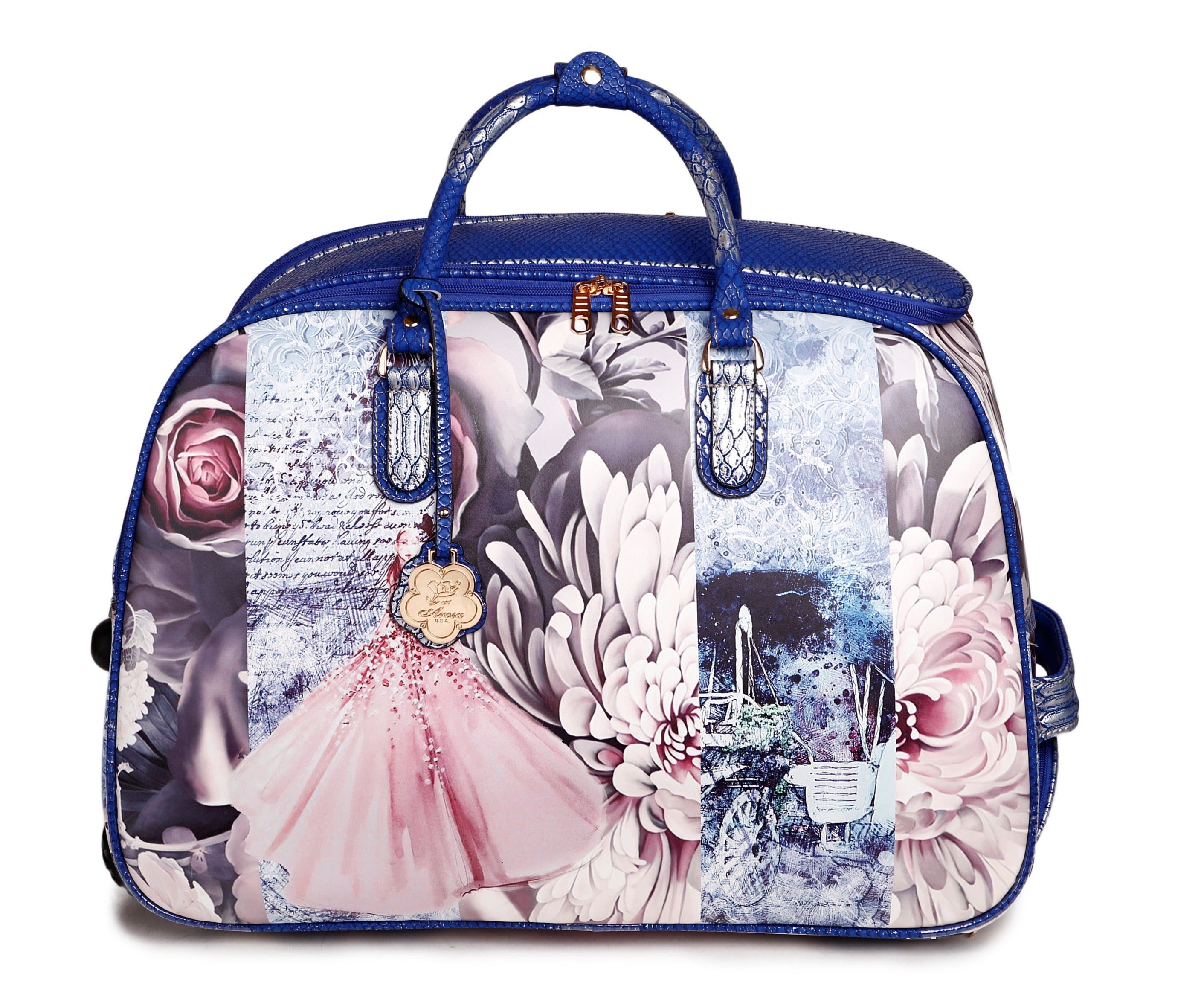 Blossomz Rolling Duffle Bag