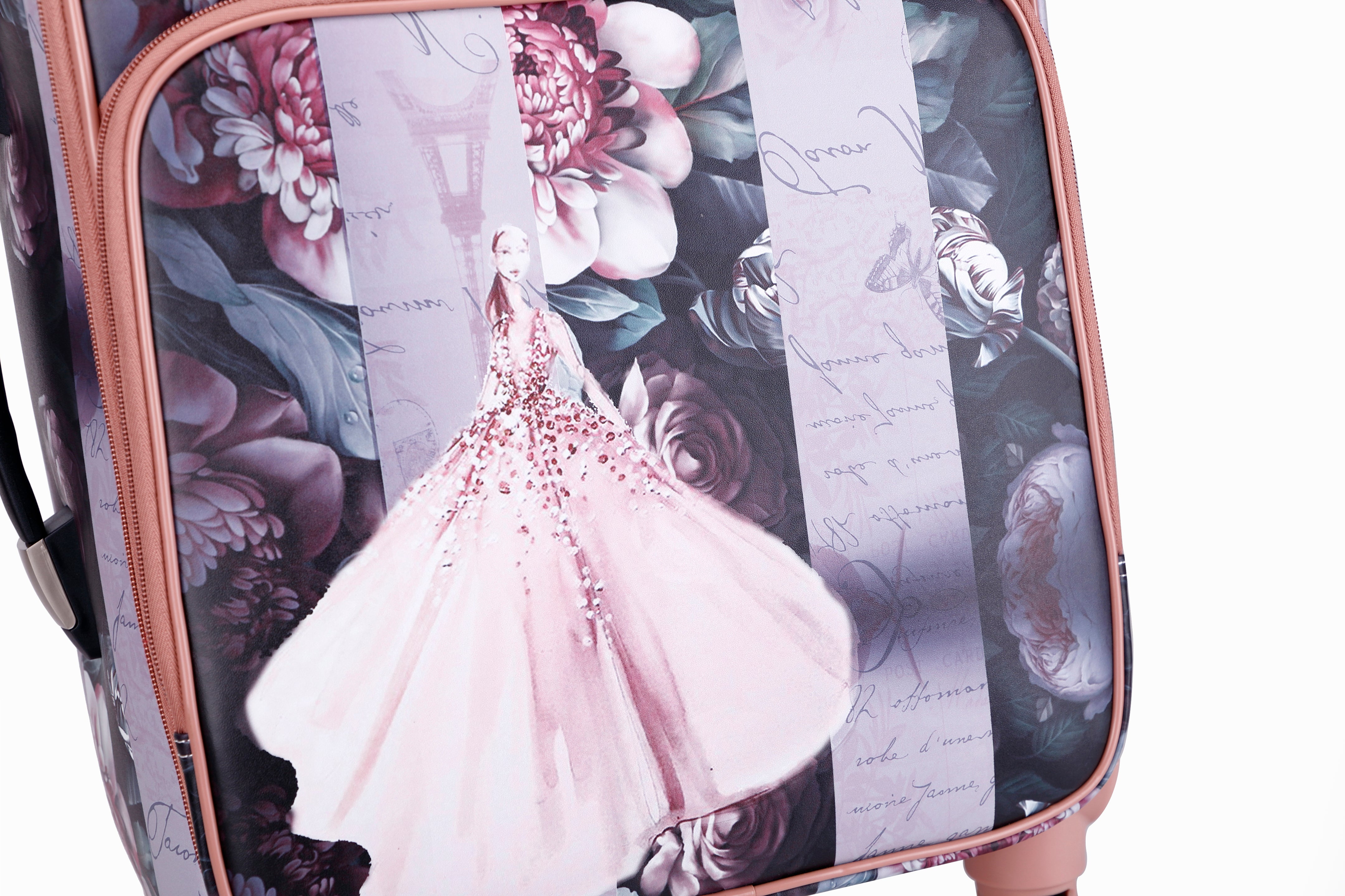 Blossomz 3PC Set | Tote + Travel Carry On Bags [BBL6999-8606-WA]