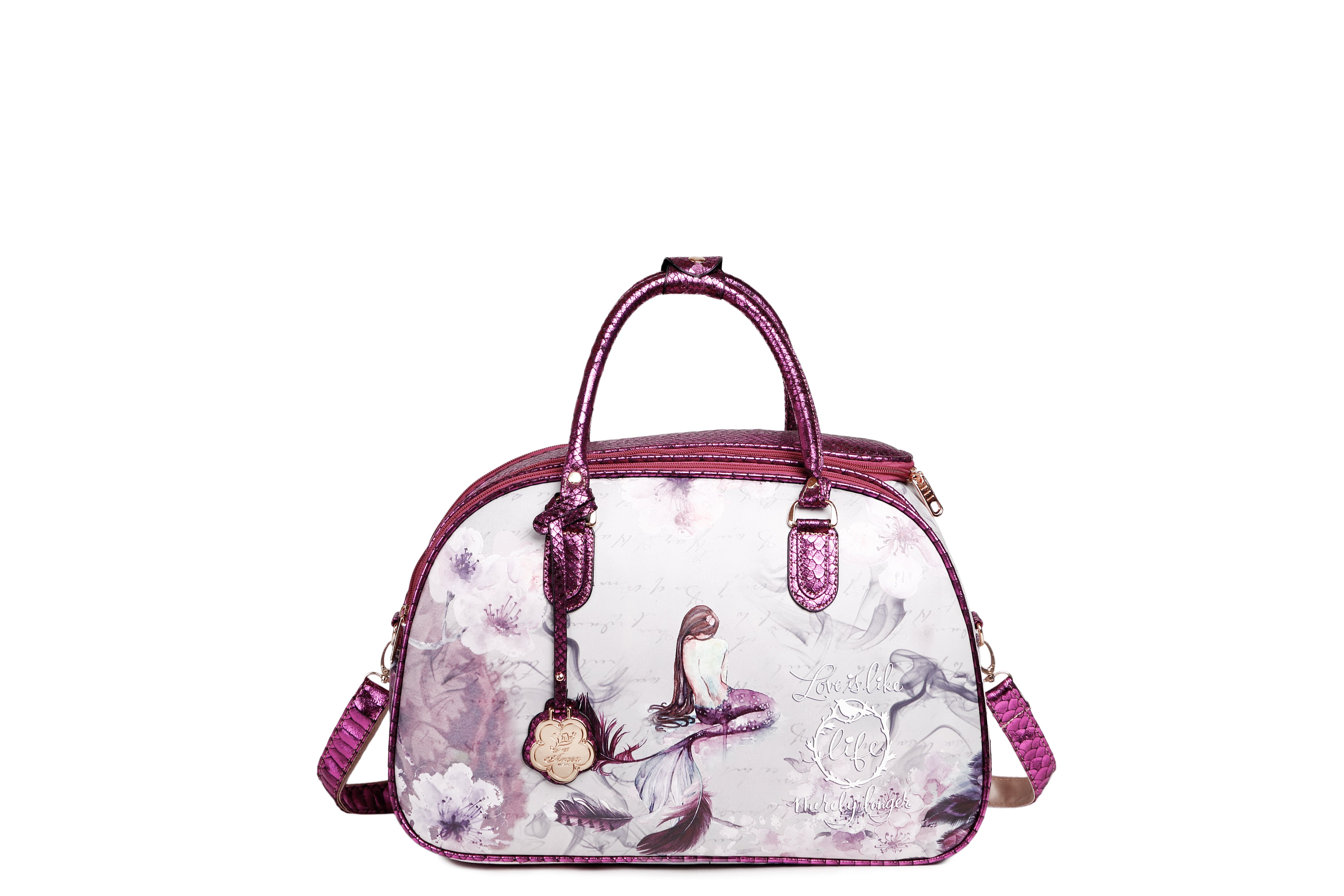 Princess Mera Large Duffel Set Travel Bag for Women - Brangio Italy Co.