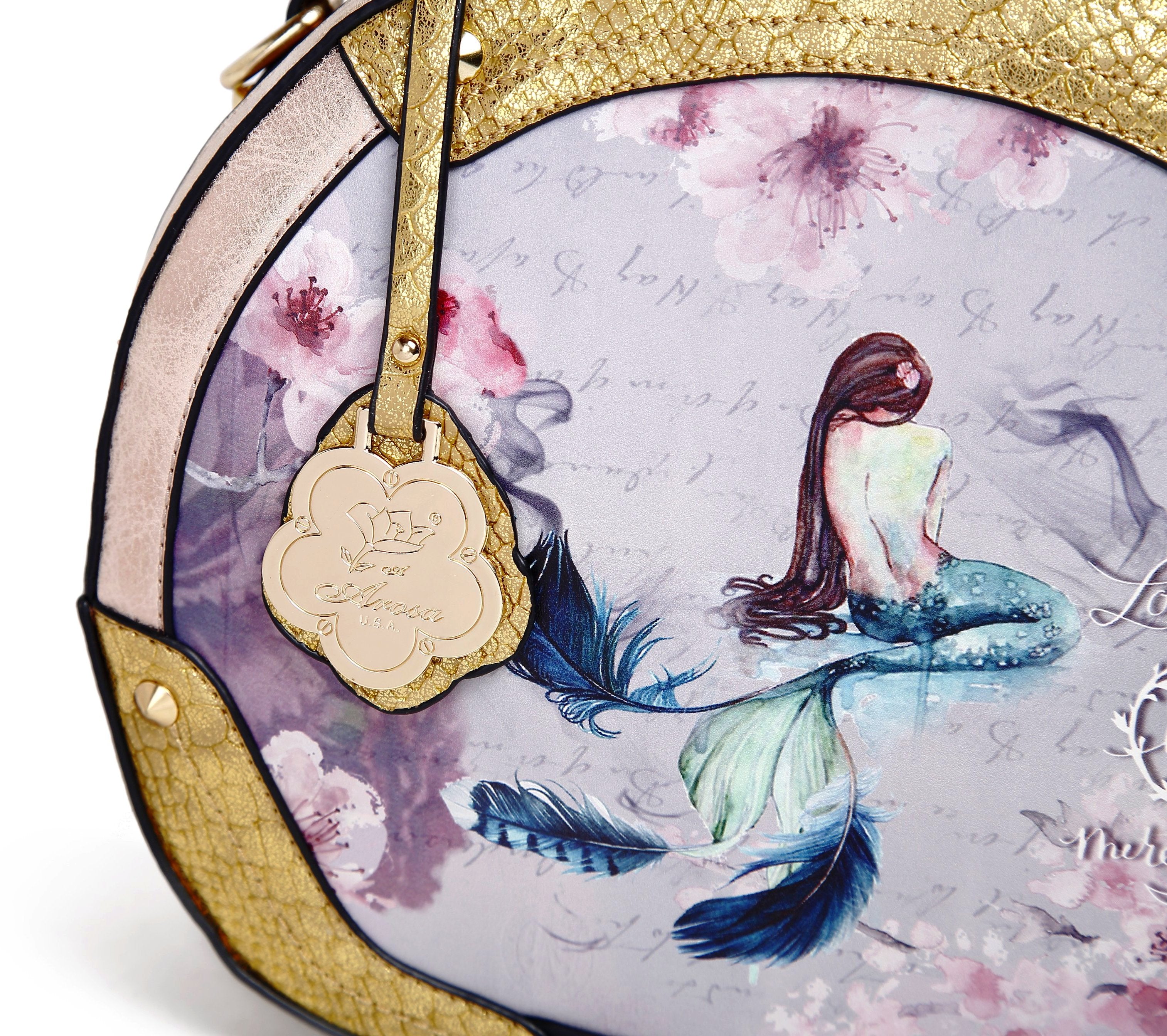 Princess Mera Vintage Sphere Double Zipper Opening Women Purses and Handbags - Brangio Italy Co.