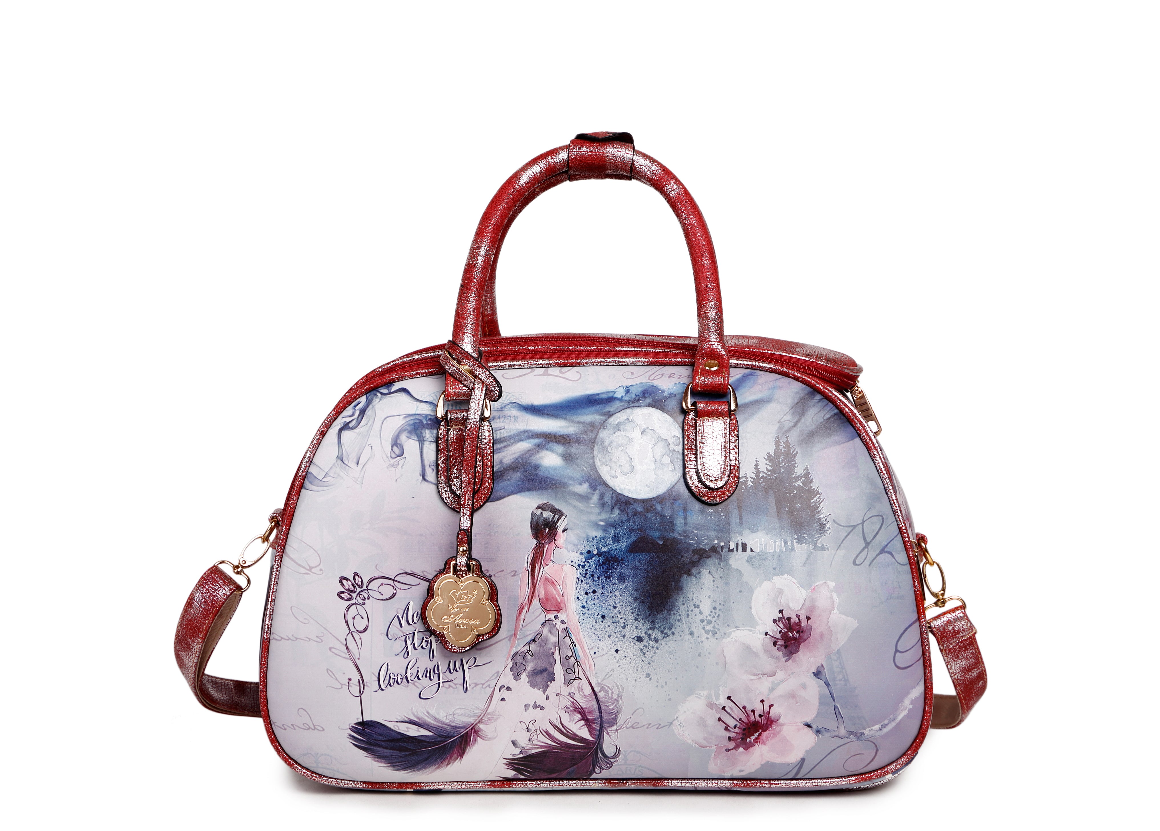 Fairy Tale Overnight Bag Duffle Set Weekender Bags for Women - Brangio Italy Co.