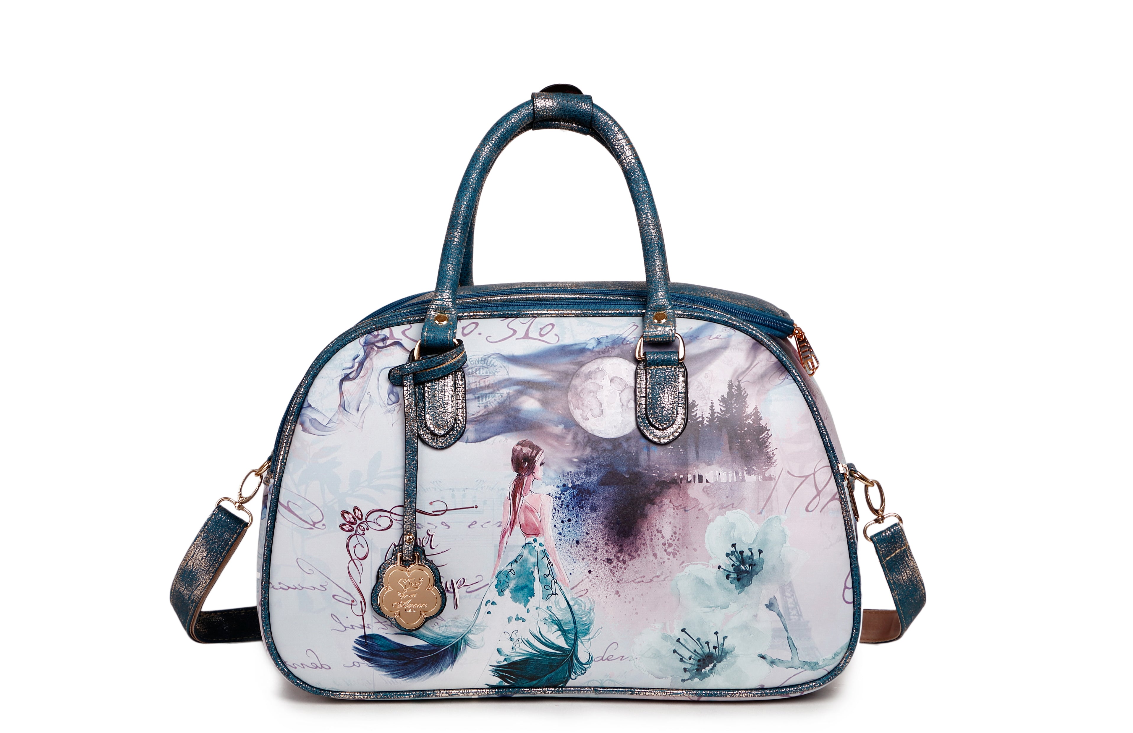 Fairy Tale Overnight Bag Duffle Set Weekender Bags for Women - Brangio Italy Co.
