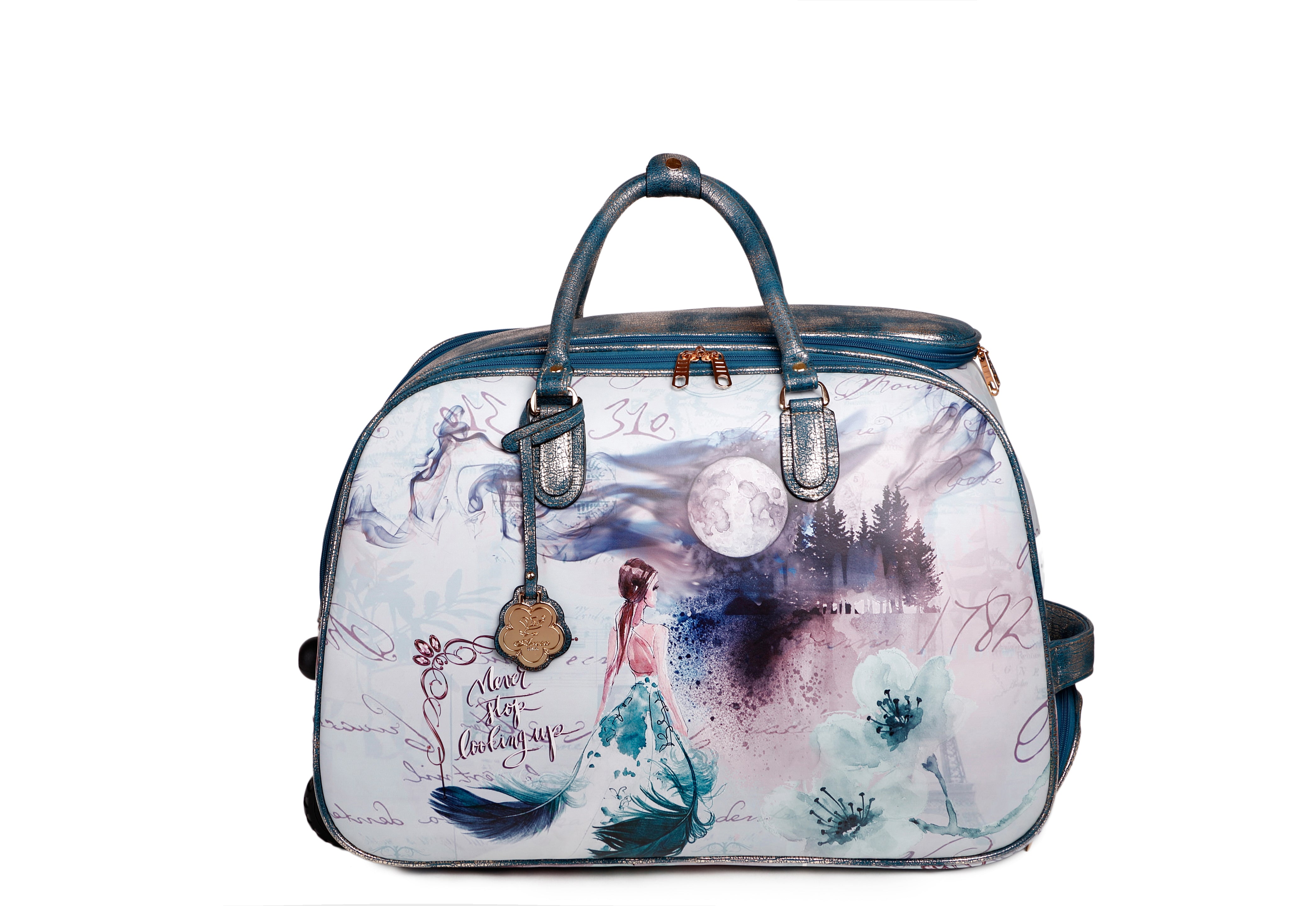 Fairy Tale Overnight Bag Duffle Set Weekender Bags for Women - Brangio Italy Co.