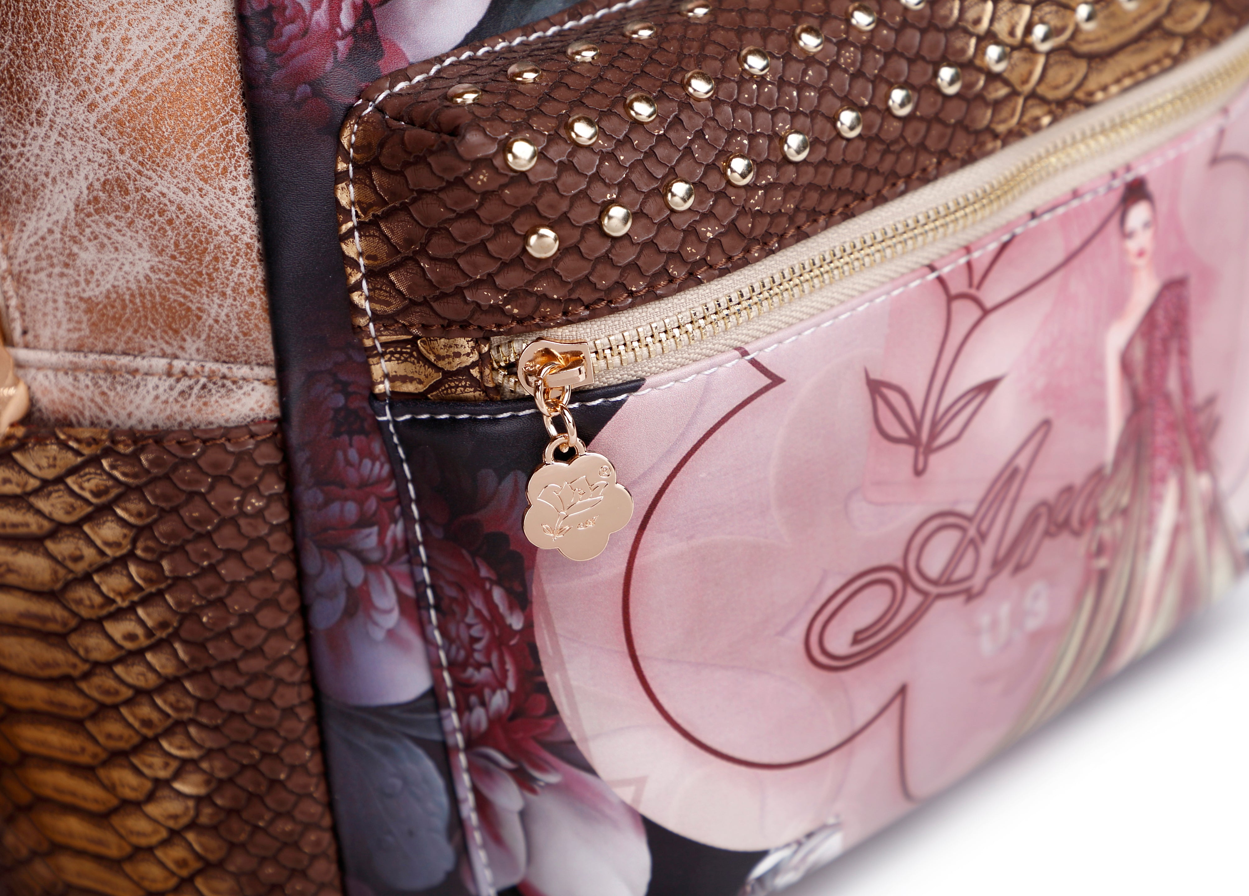 Queen Arosa Backpack with Multiple Pockets Bag - Brangio Italy Co.