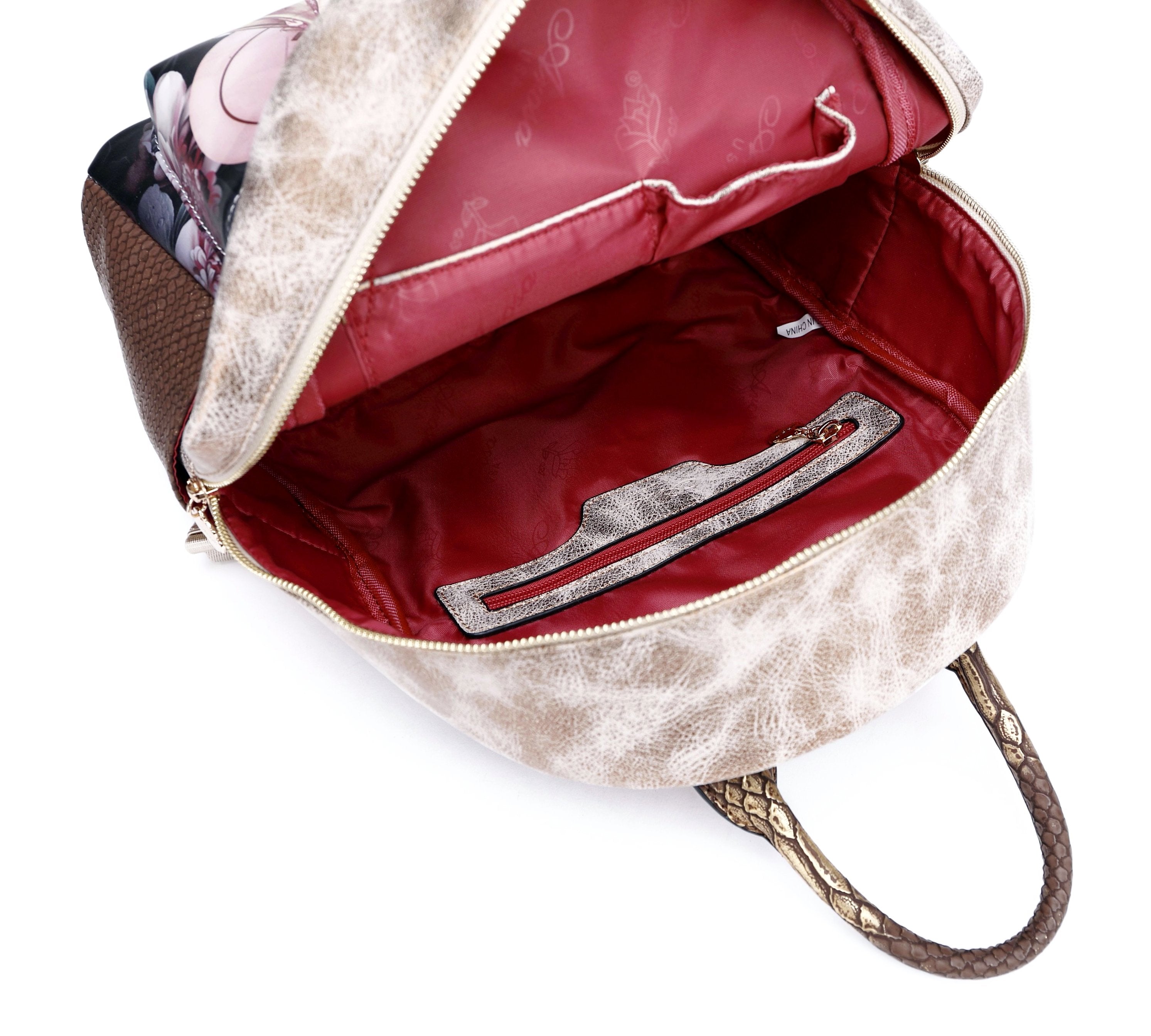 Queen Arosa Backpack with Multiple Pockets Bag - Brangio Italy Co.