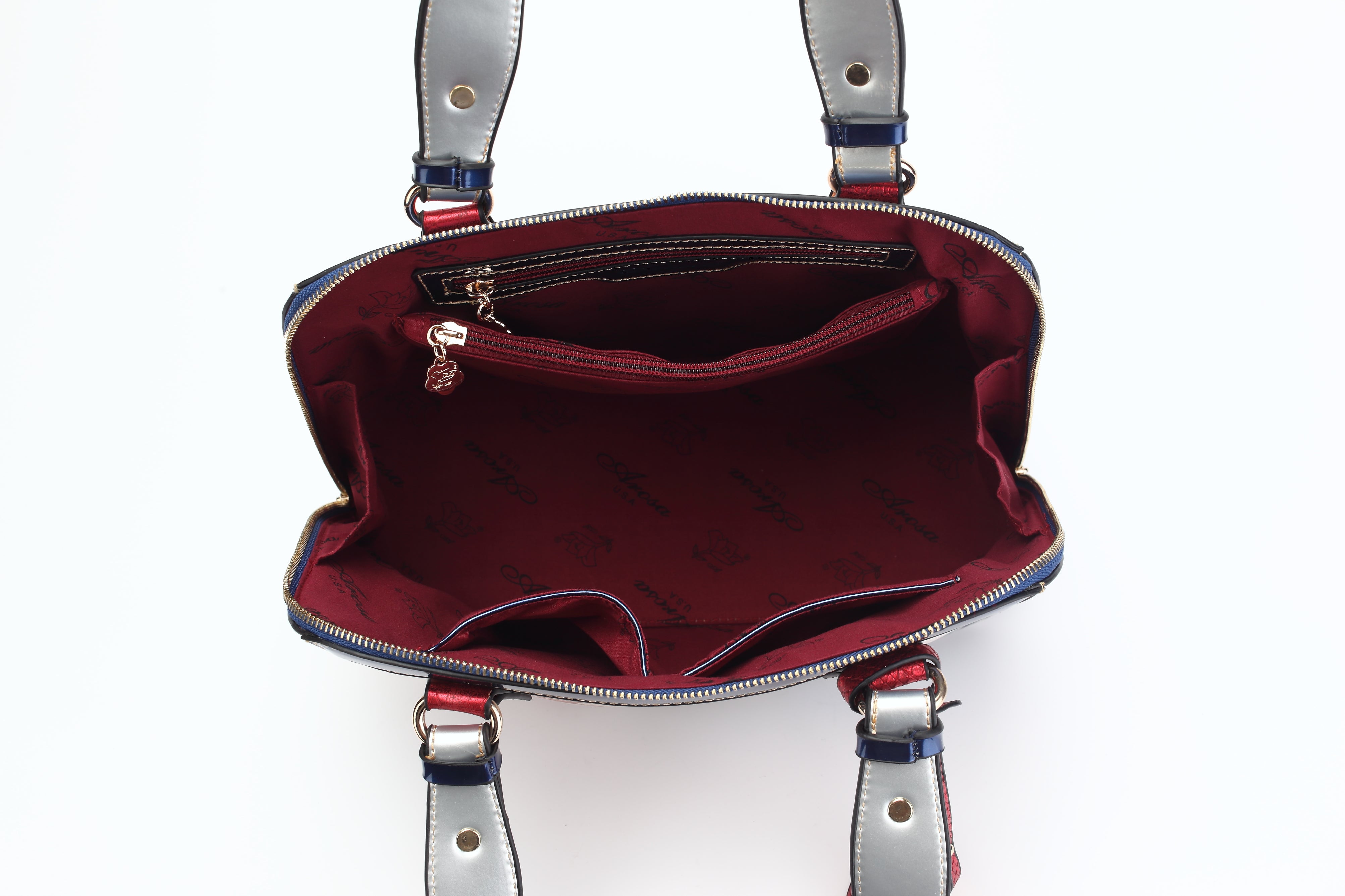Center Stage Designer Vegan Vintage Hollywood Handbag - Brangio Italy Co.