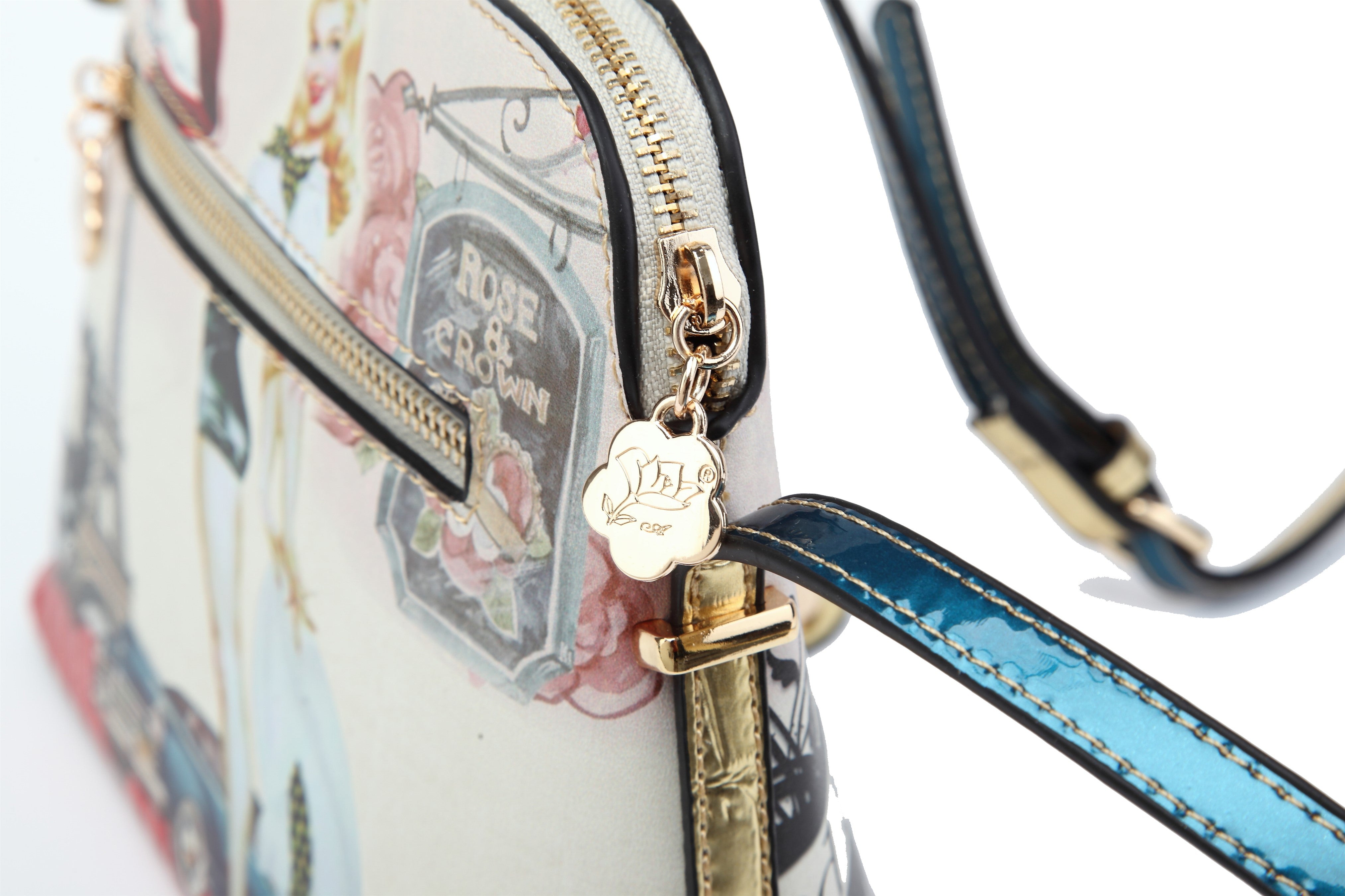 Retro Rebel Satchel Graphic Crossbody - Brangio Italy Co.